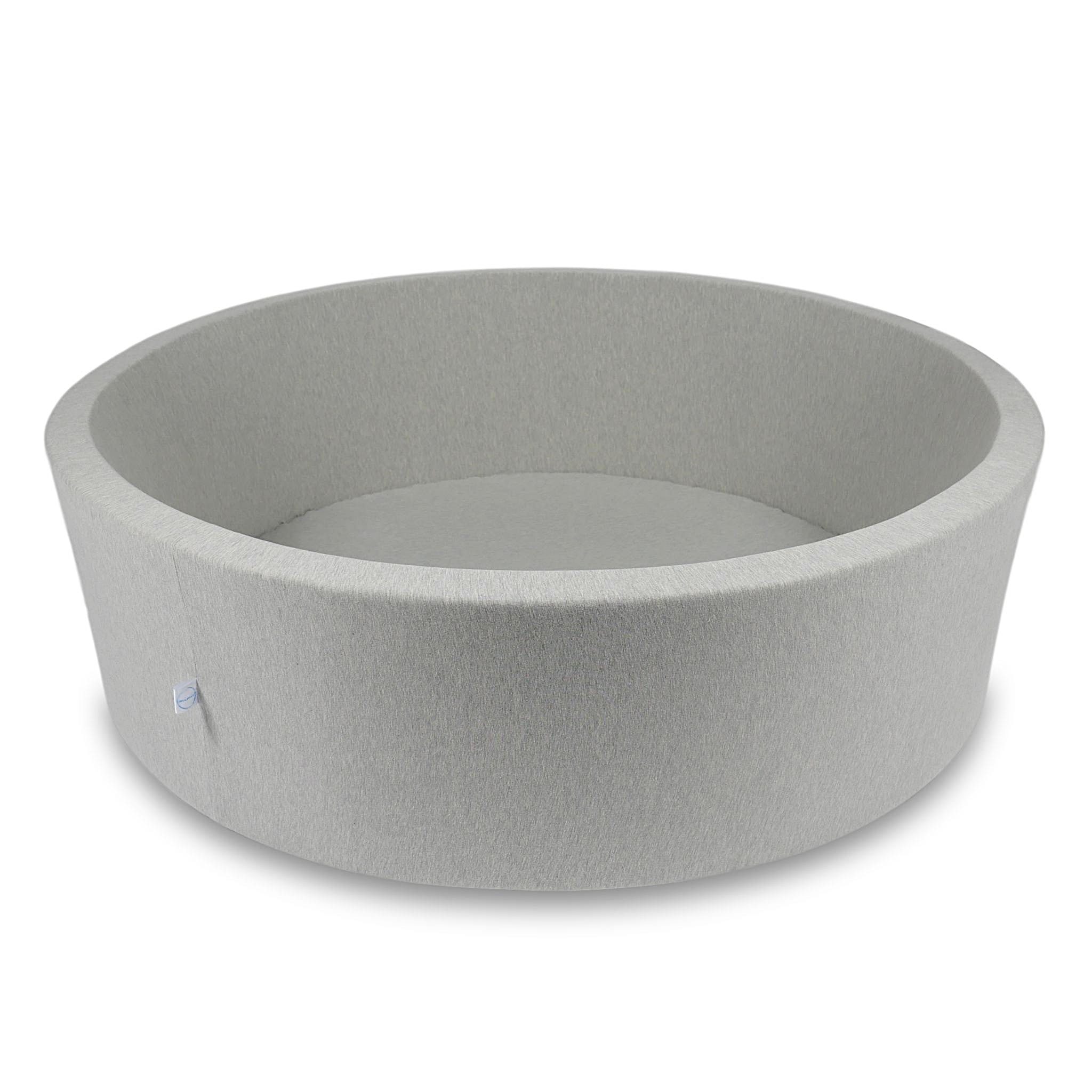 Bällebad 130x40cm hellgrau ohne Bälle