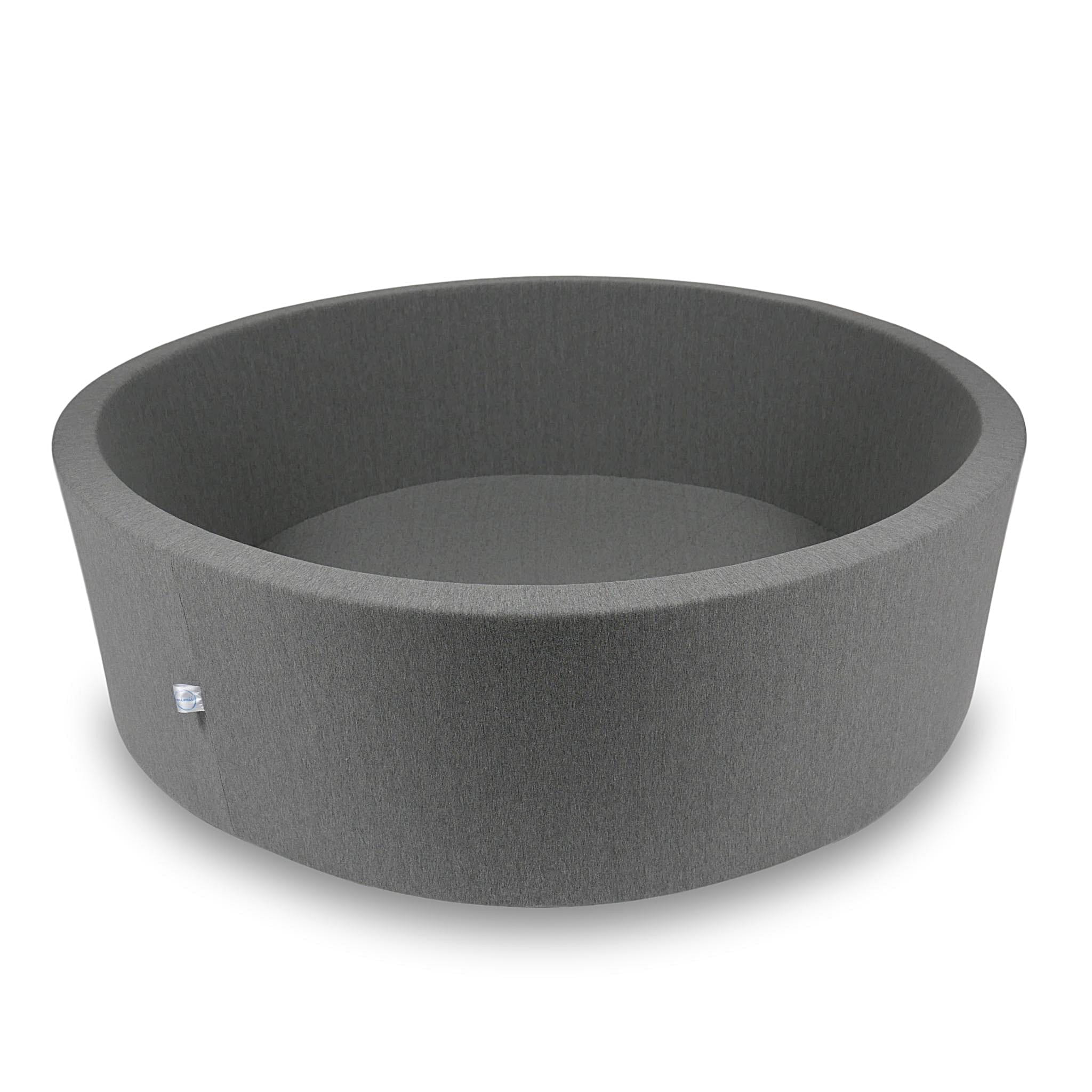 Graues Bällebad 130x40cm (Bälle nicht enthalten)