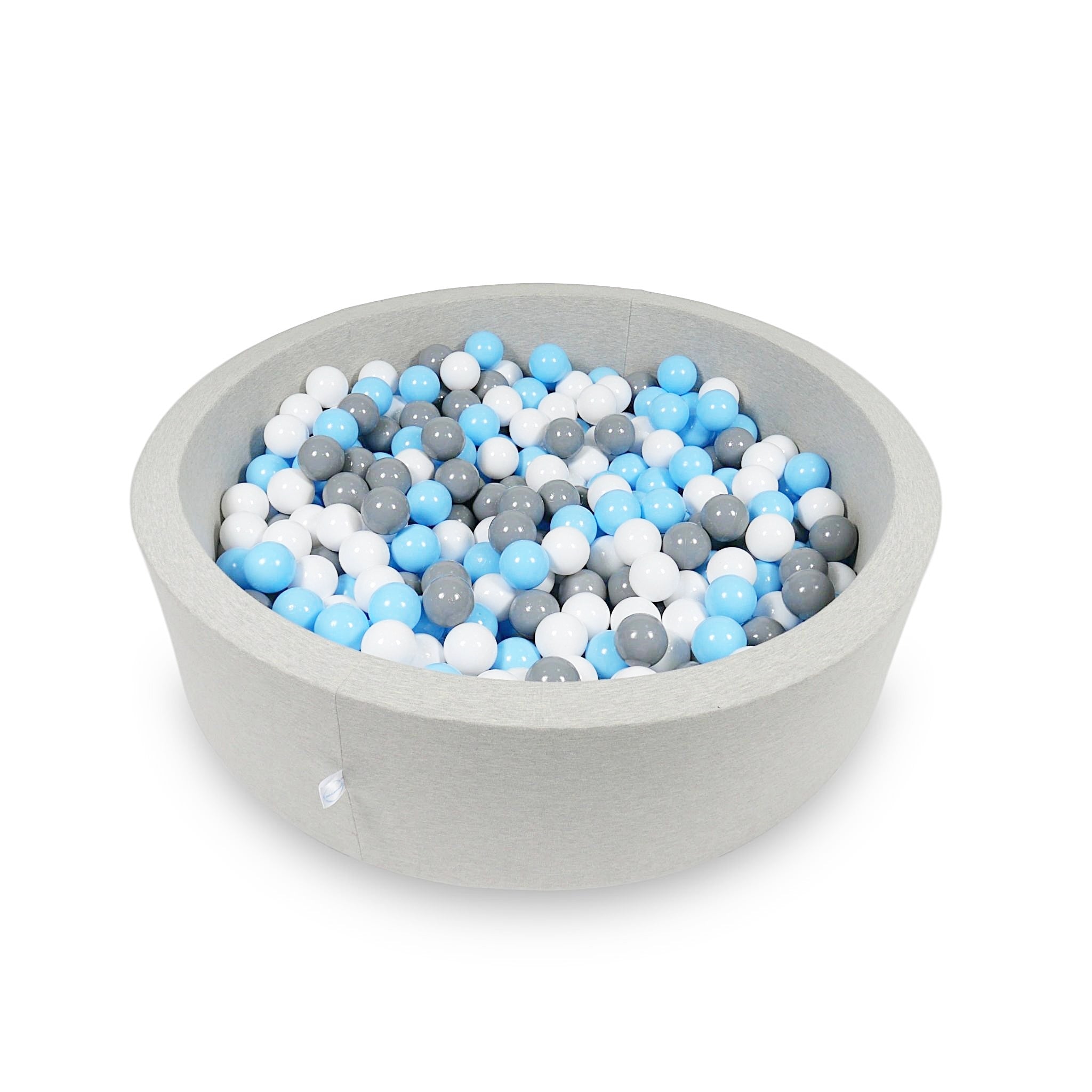 Piscine à balles en gris clair 110x30 cm avec 400 balles