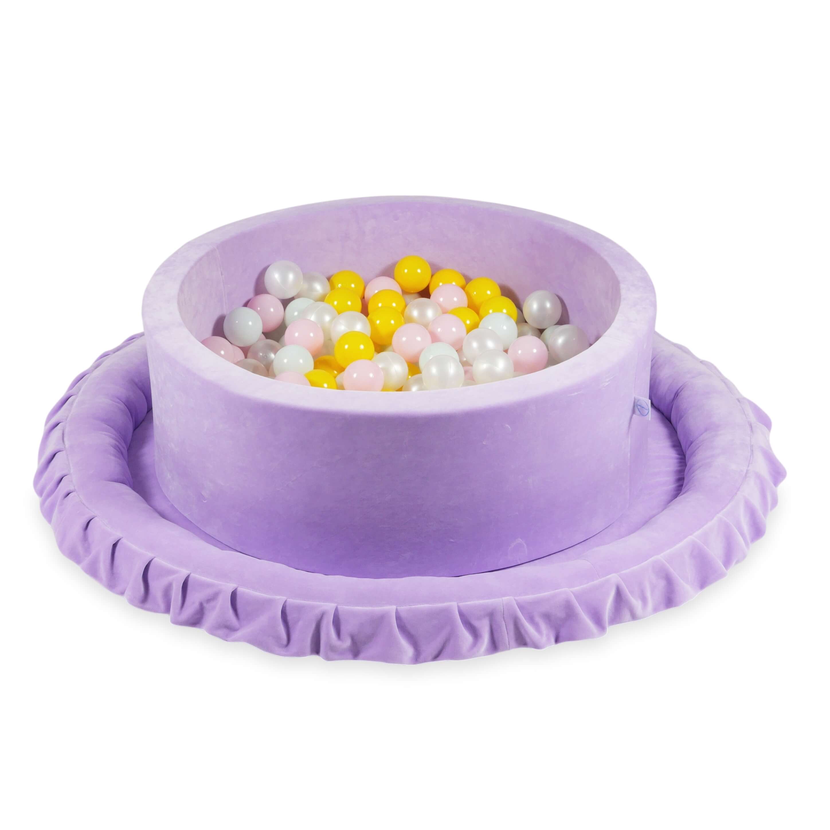 Babynest-Spielmatte 120 cm aus weichem Samt