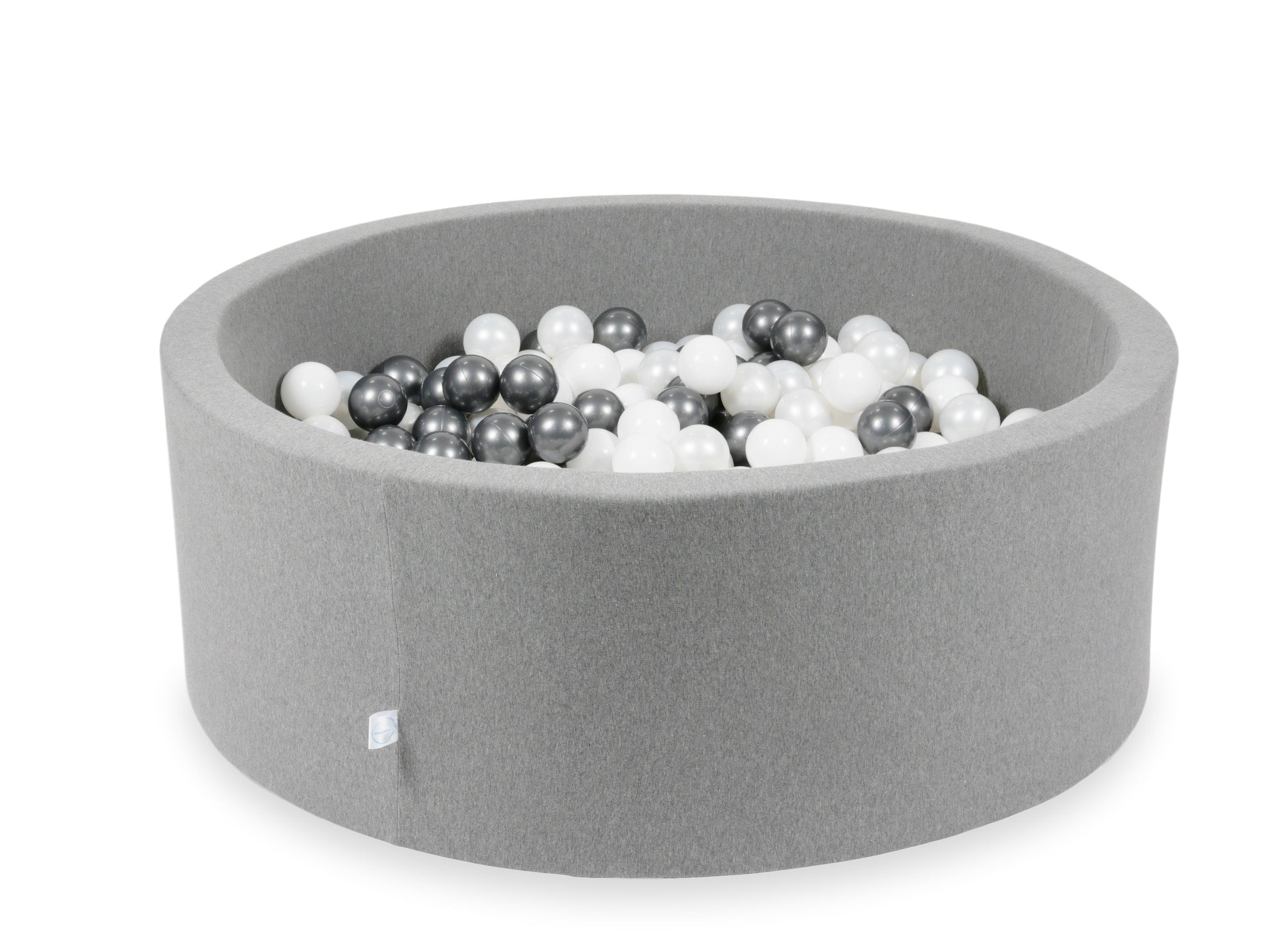 Piscine à balles en gris  110x40 cm avec 500balles