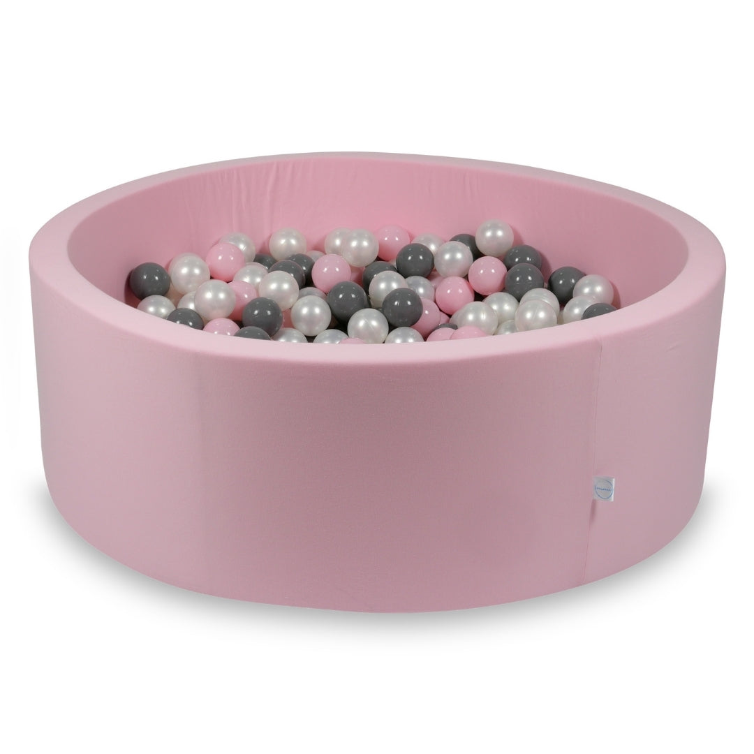 Piscine à balles en rose poudré 110x40 cm avec 500balles