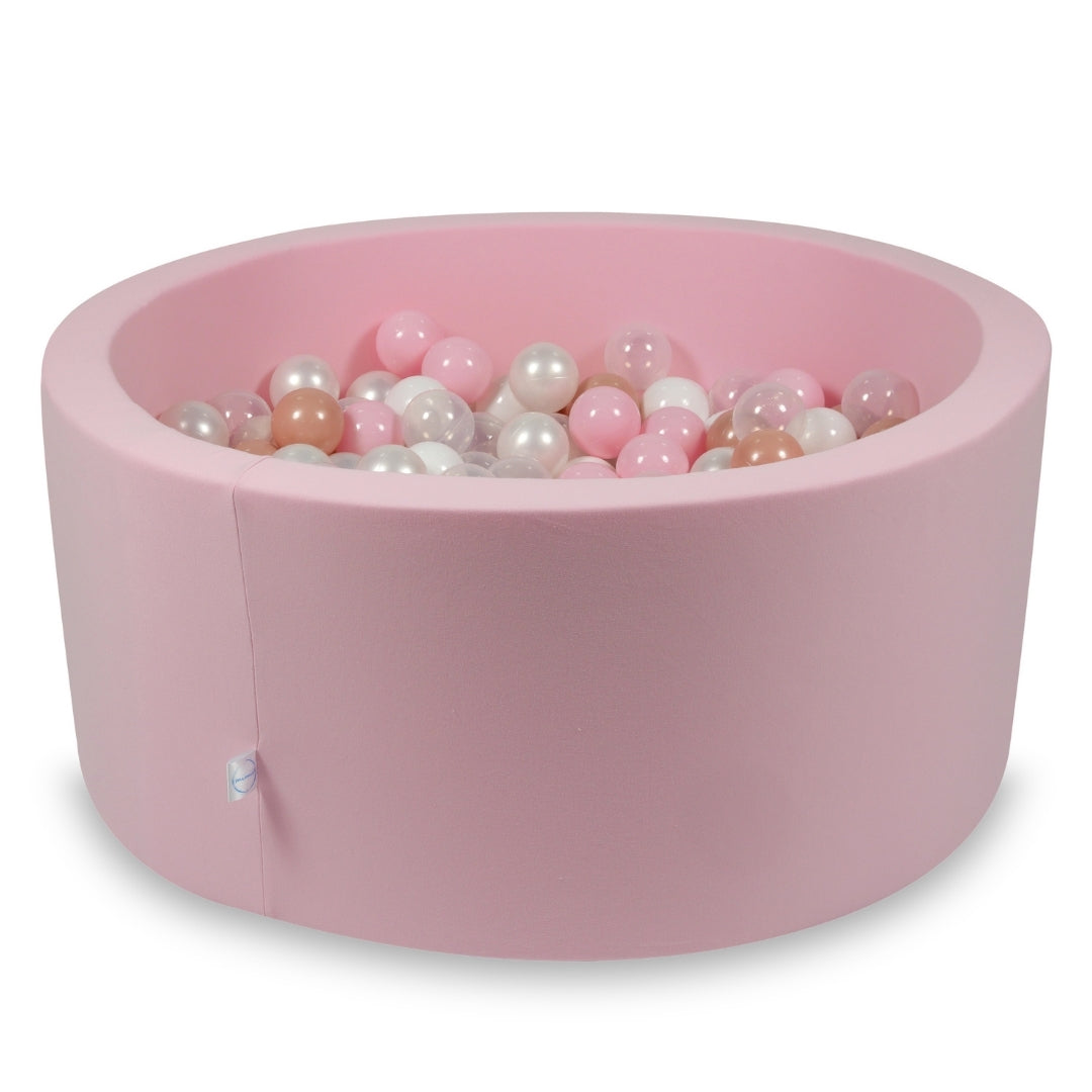 Piscine à balles en puder rosa 90x40 cm avec 300 balles