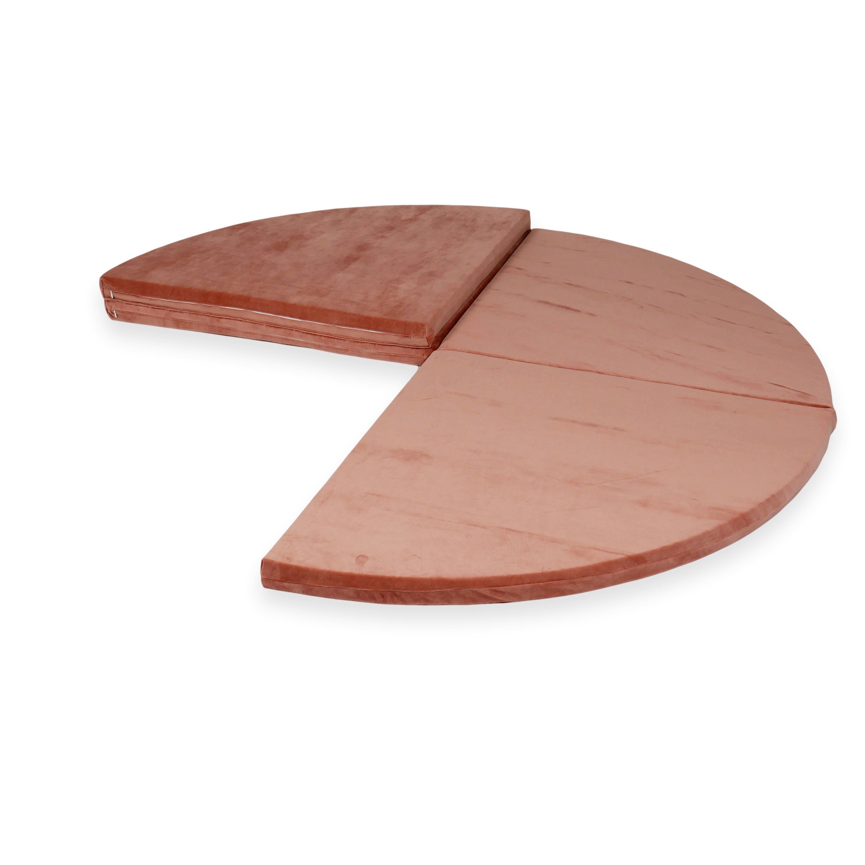 Runde Babyspielmatte 160 cm aus weichem Samt