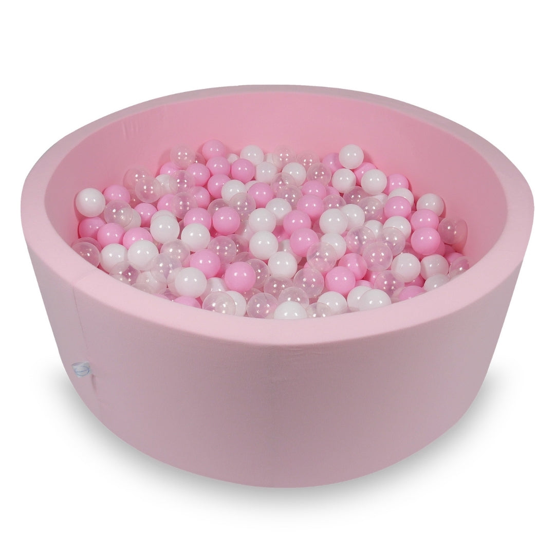 Piscine à balles en rose poudré 110x40 cm avec 500balles