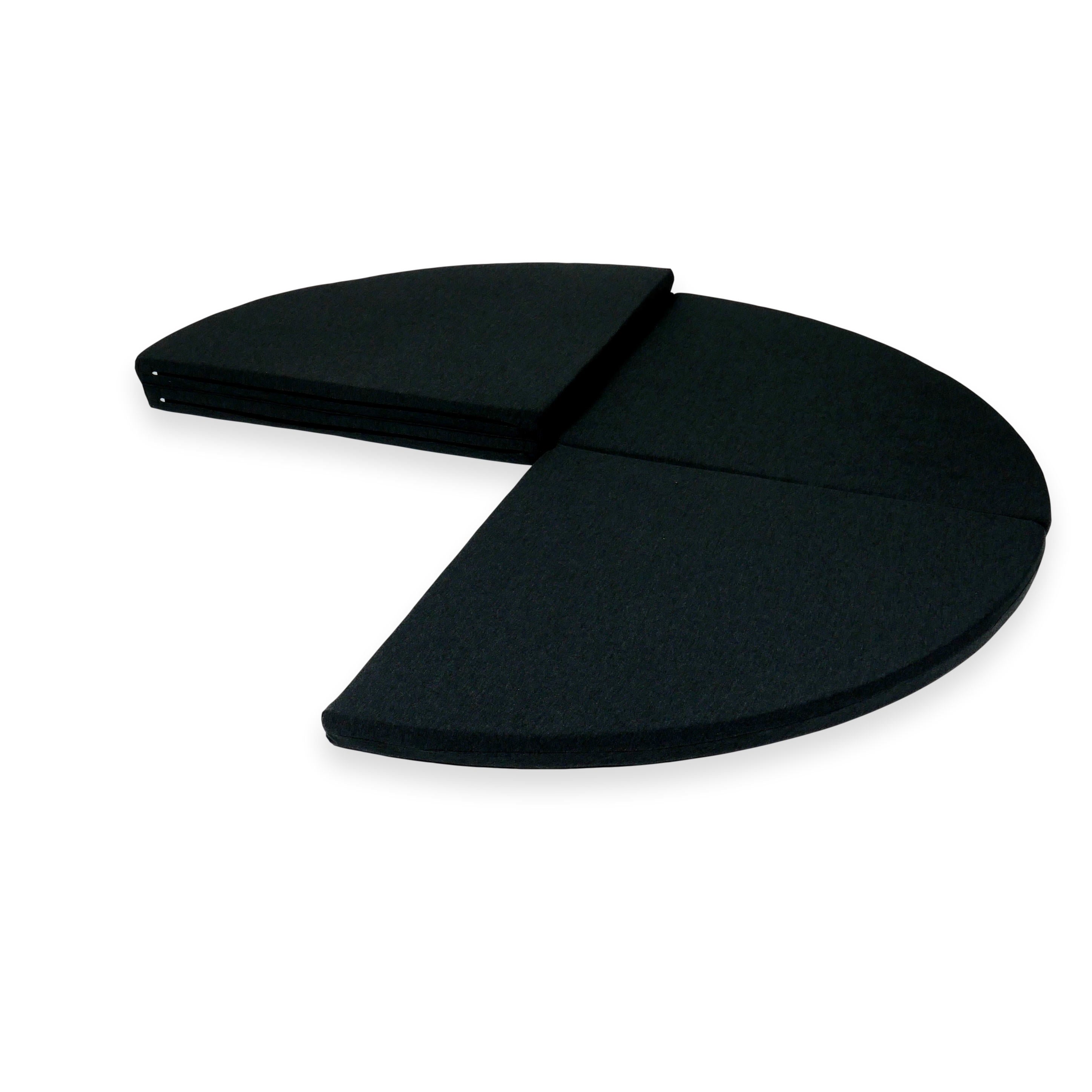 Runde Babyspielmatte (160 cm Durchmesser) aus Jersey