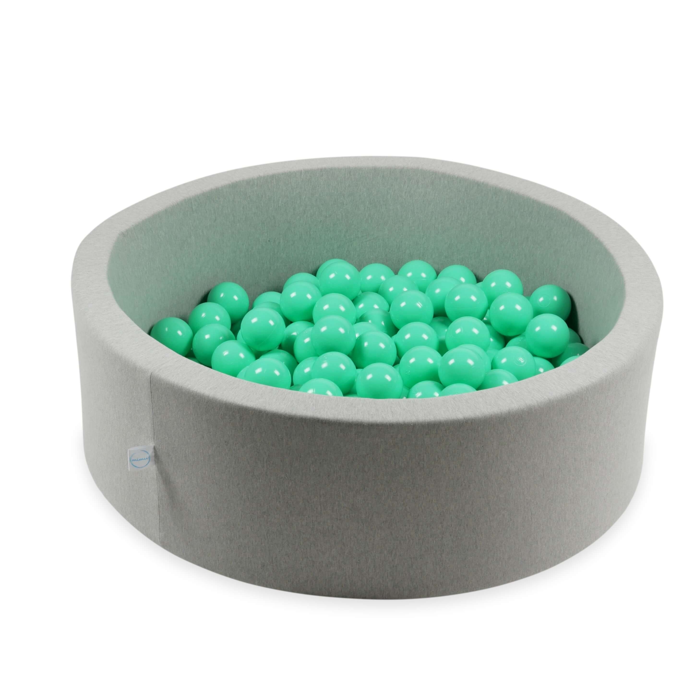 7 cm Durchmesser Spielbälle, 150 Stück, mintgrün