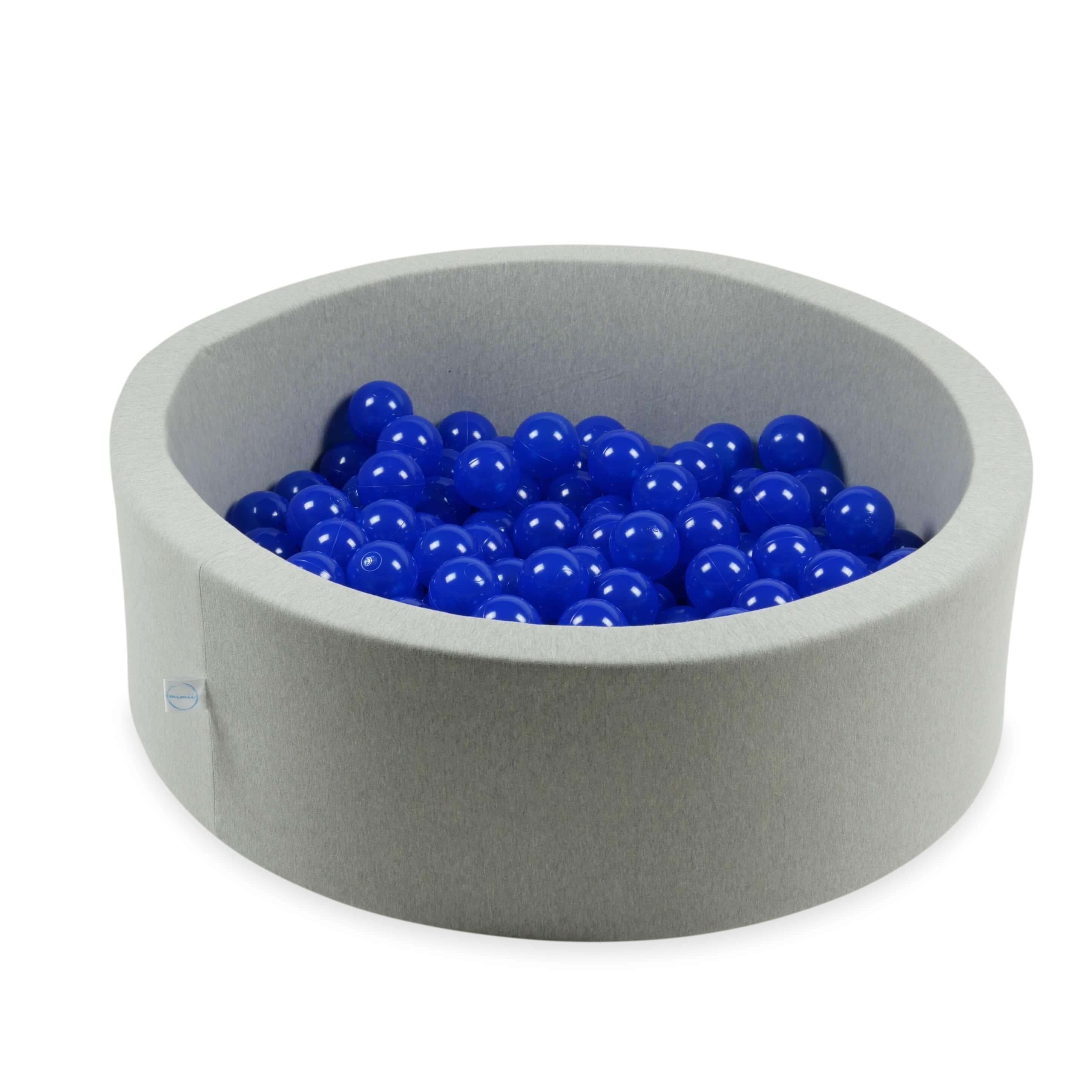 25 blaue Spielbälle, 7 cm Durchmesser