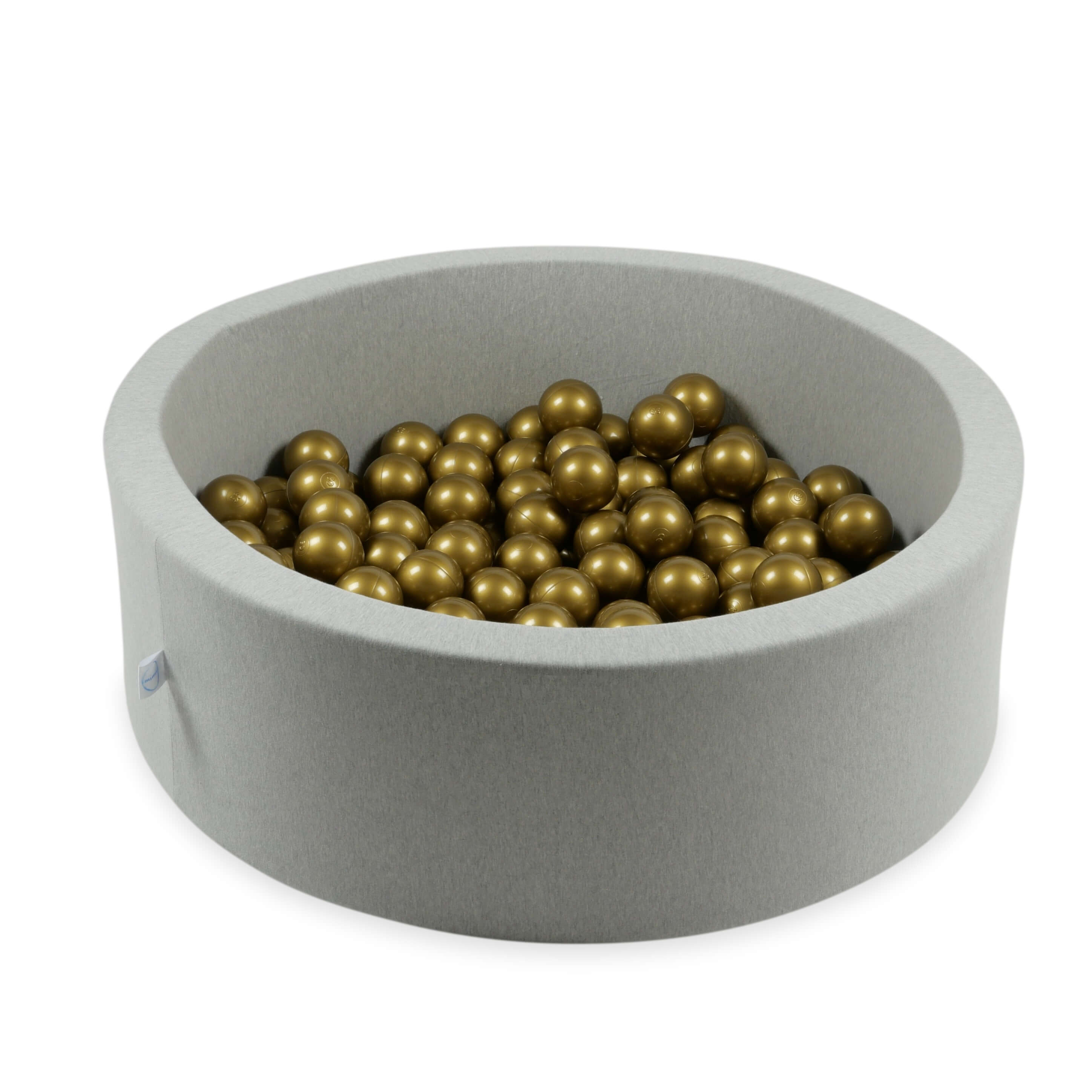 150 Spielbälle mit 7 cm Durchmesser, Antikgold-Finish