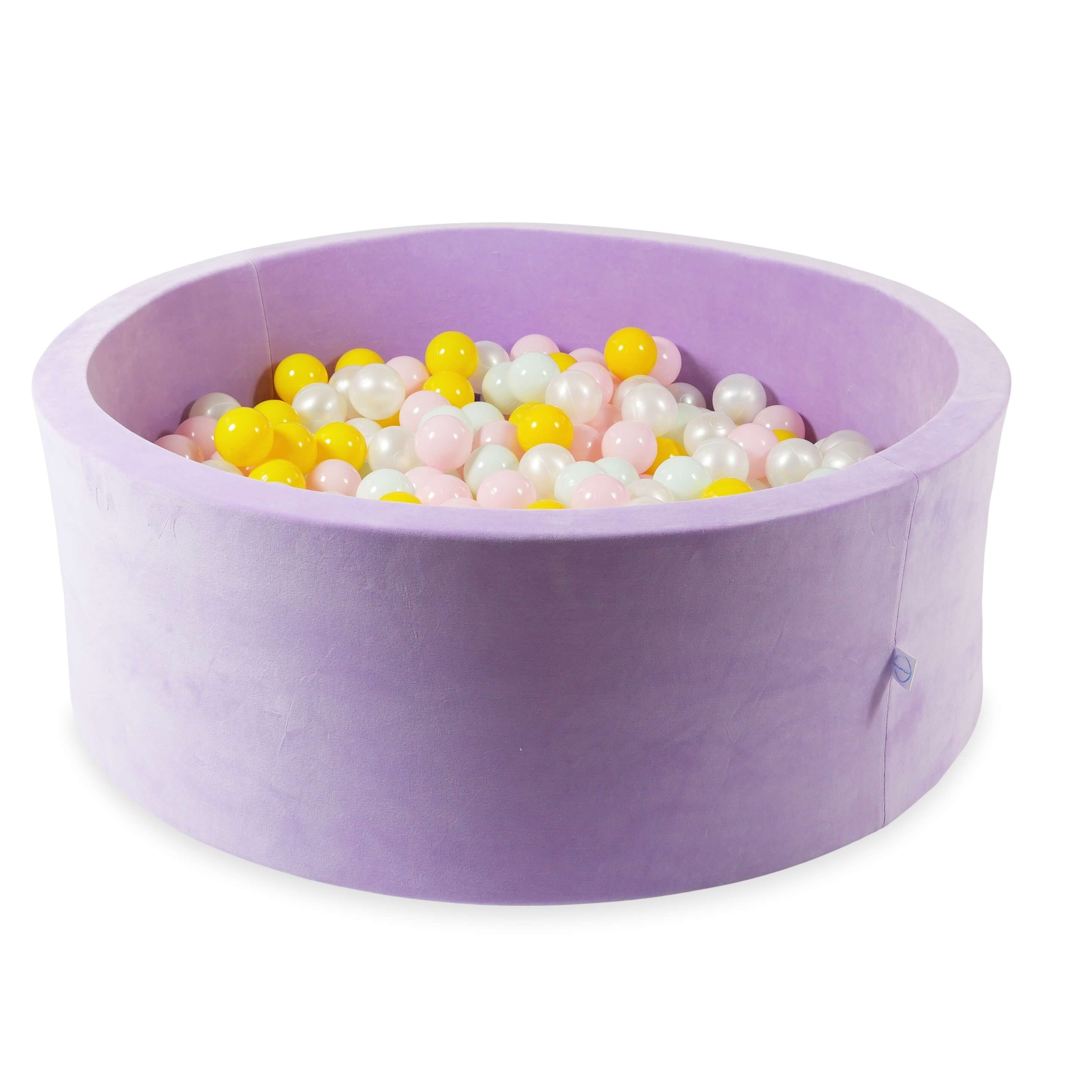 Piscine à balles en velvet soft Lilac 110x40 cm avec 500balles