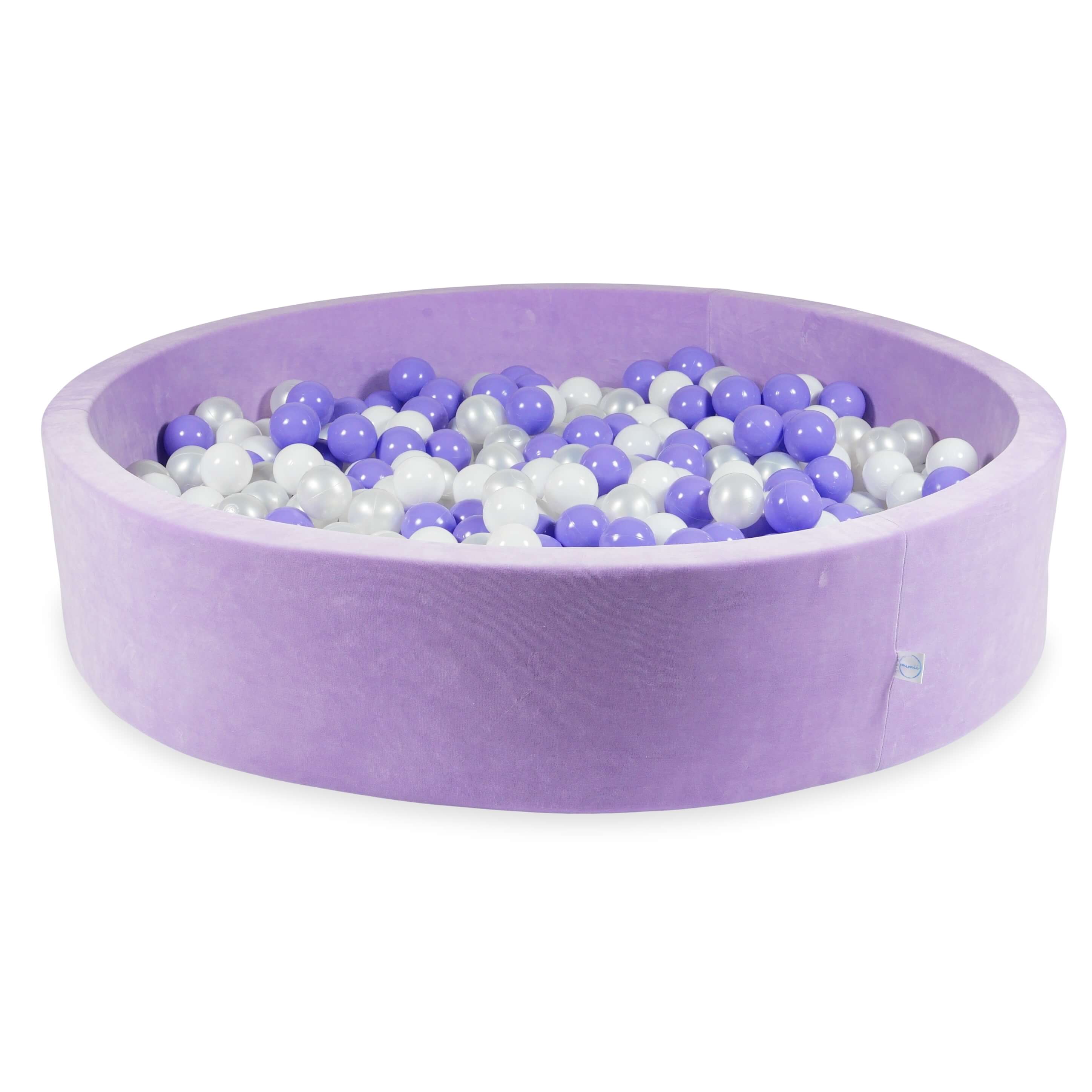 Piscine à balles en velvet soft Lilac 130x30 cm avec 600 balles