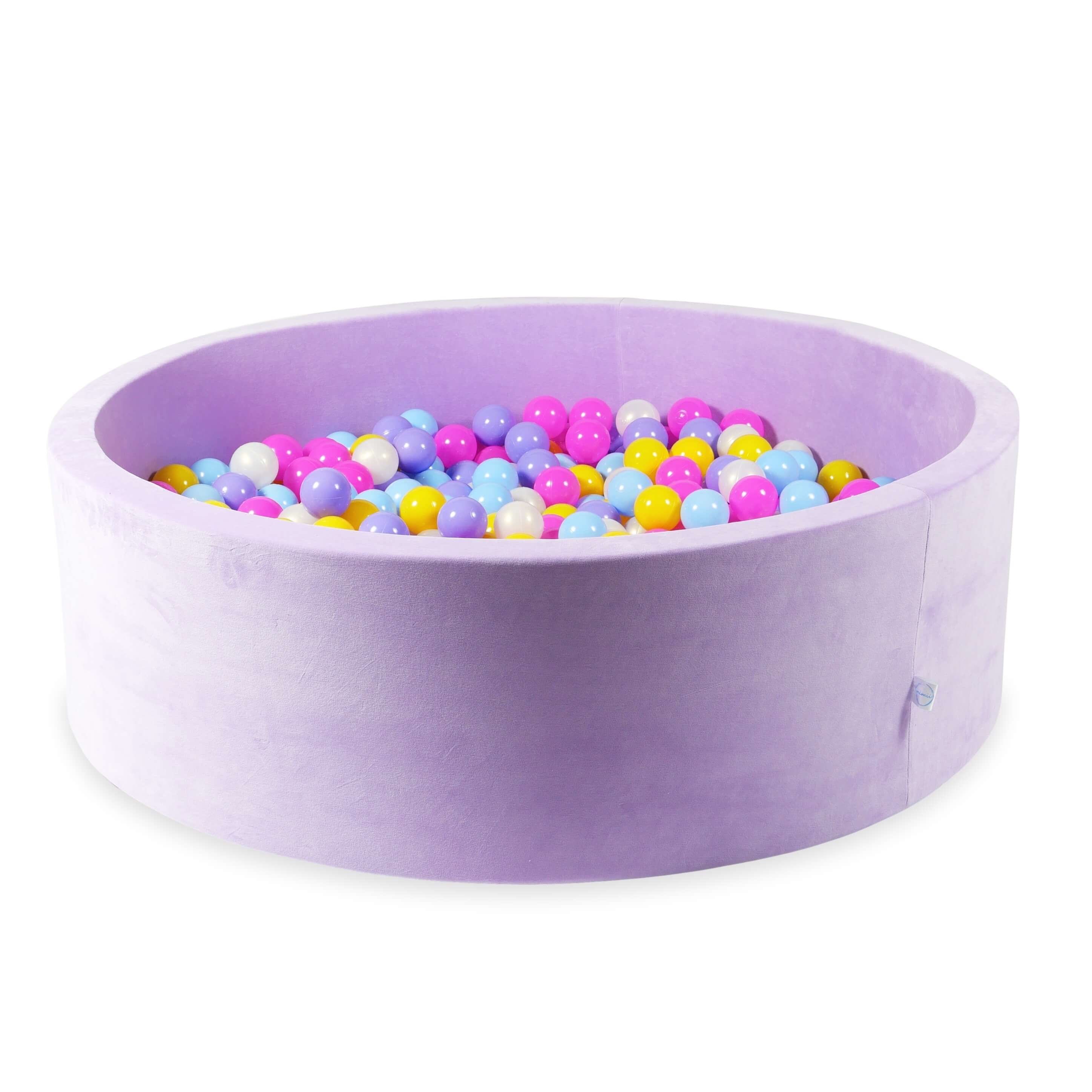 Piscine à balles en velvet soft Lilac 130x40 cm avec 700 balles