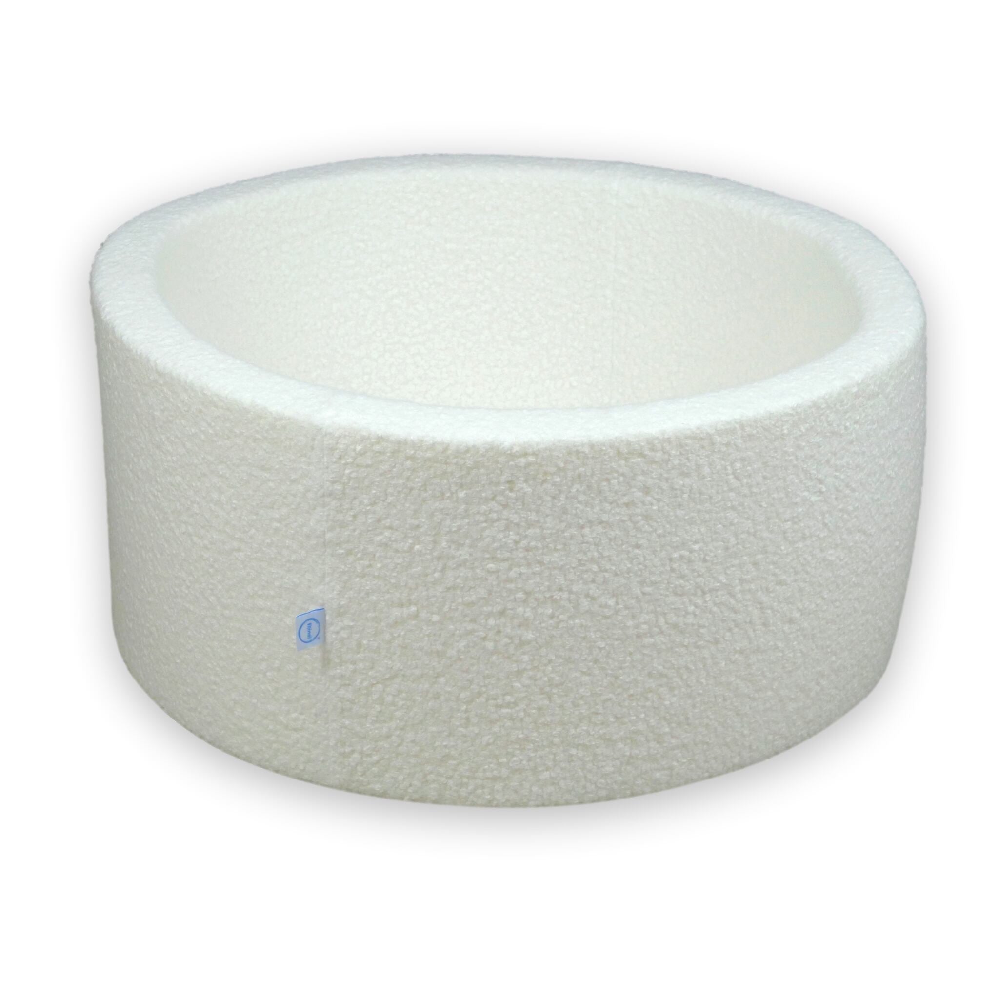 Bällebad 90x40 Schleife Weiß ohne Bälle