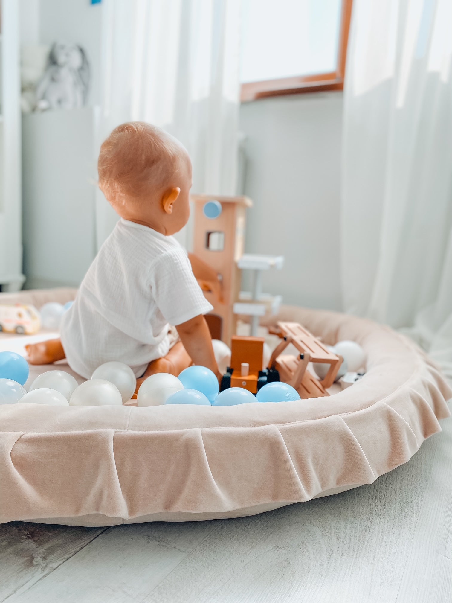 Babynest-Spielmatte 120 cm aus Jersey