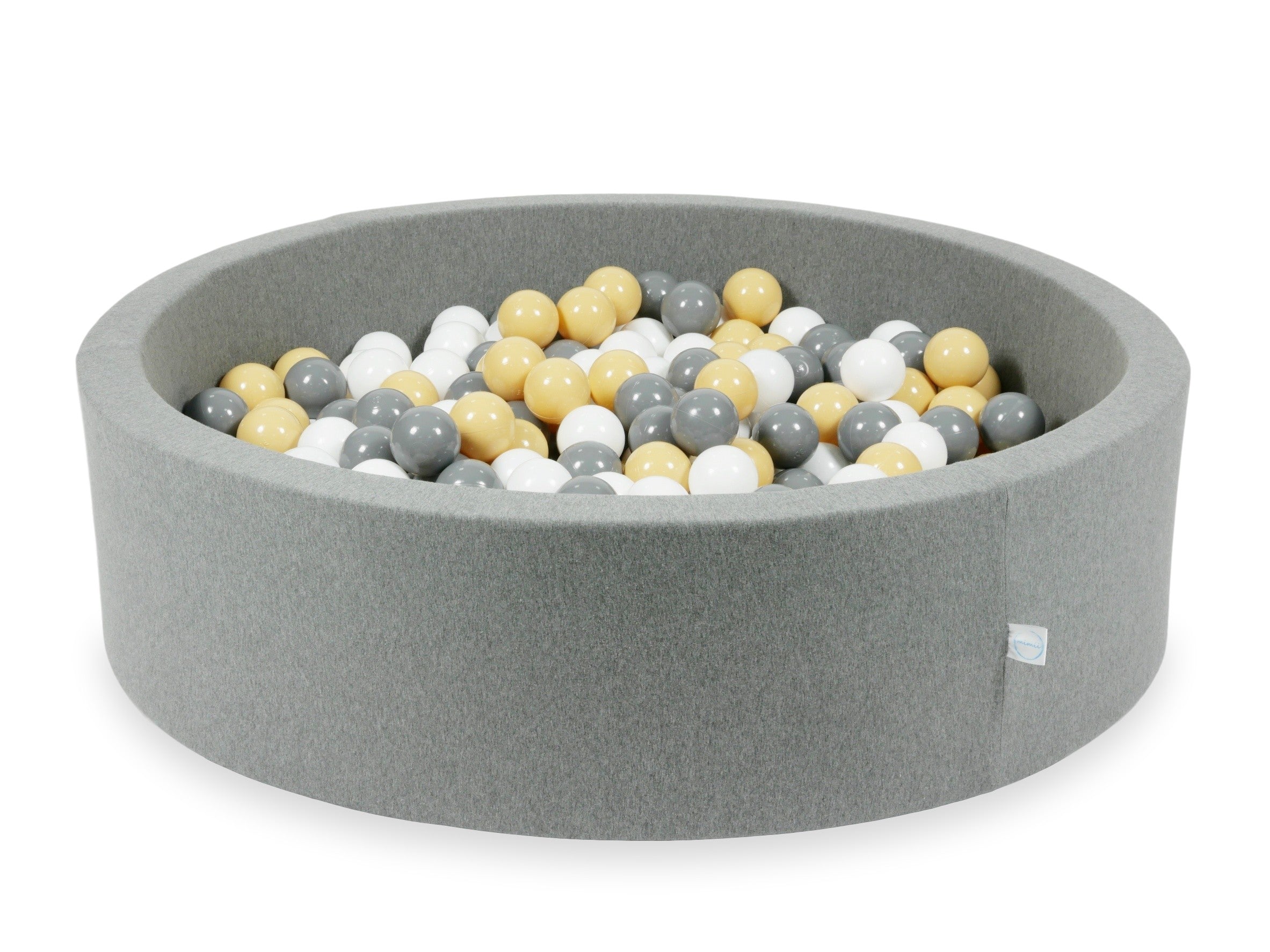 Piscine à balles en gris  110x30 cm avec 400 balles