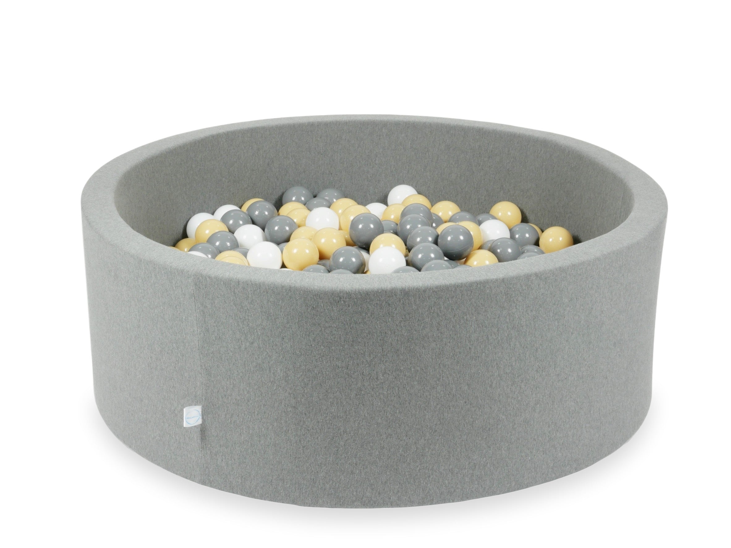 Piscine à balles en gris  110x40 cm avec 500balles