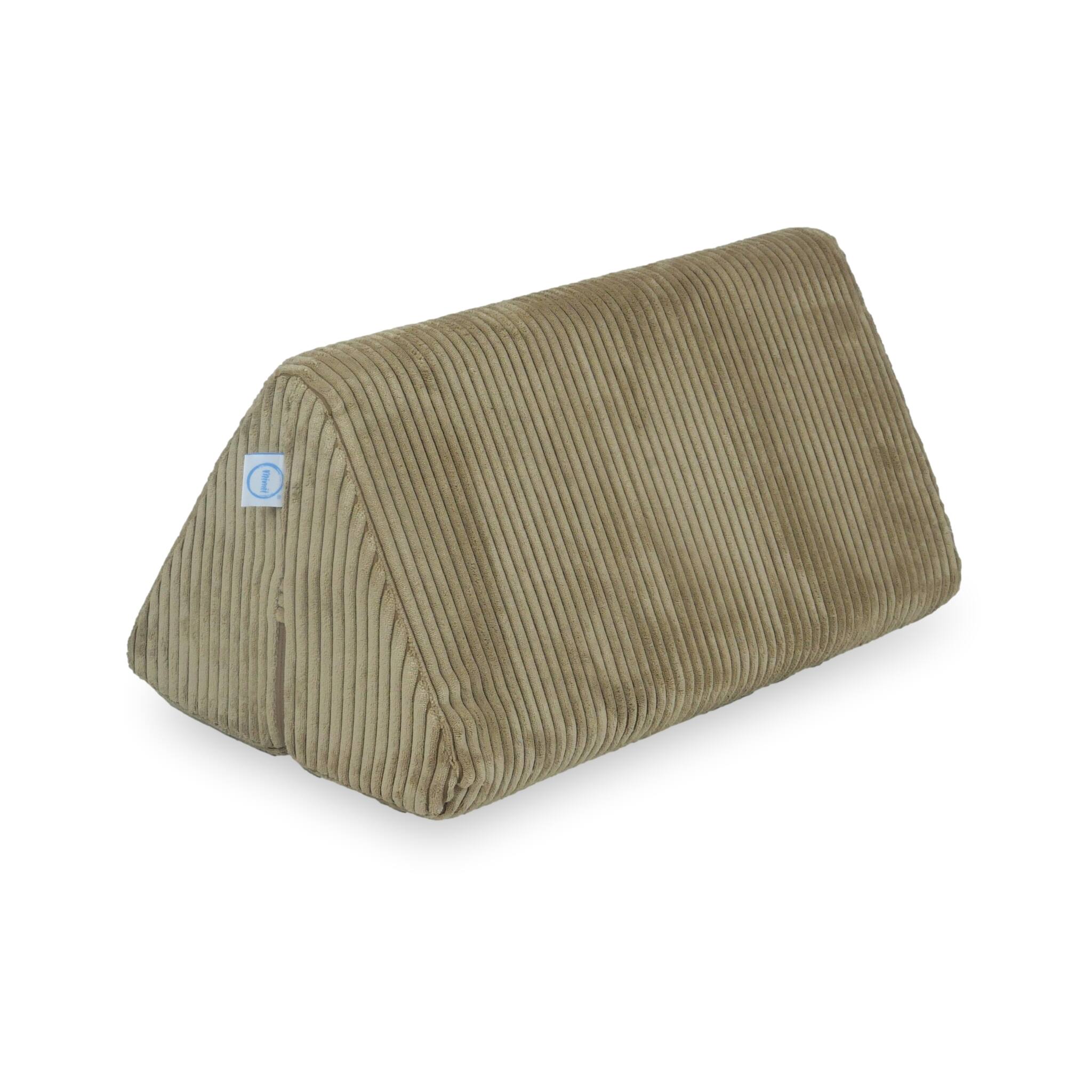 Grand triangle pour canapé Montessori en velours côtelé