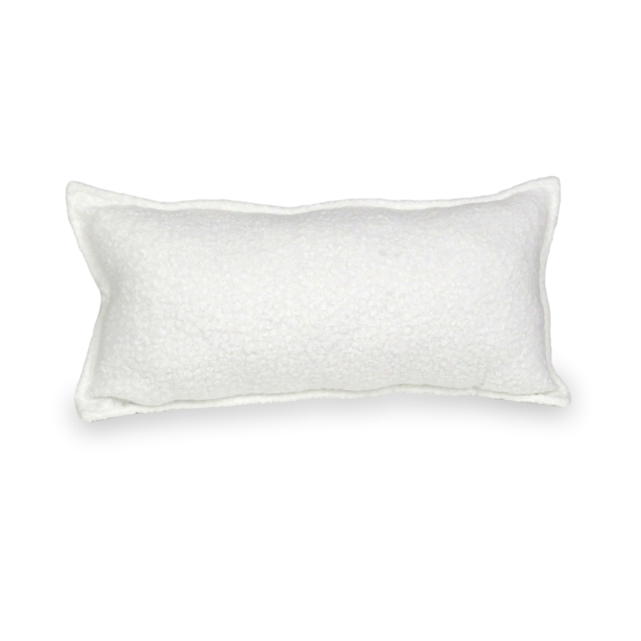 Großes weißes Schlaufen-Spielkissen für Sofa