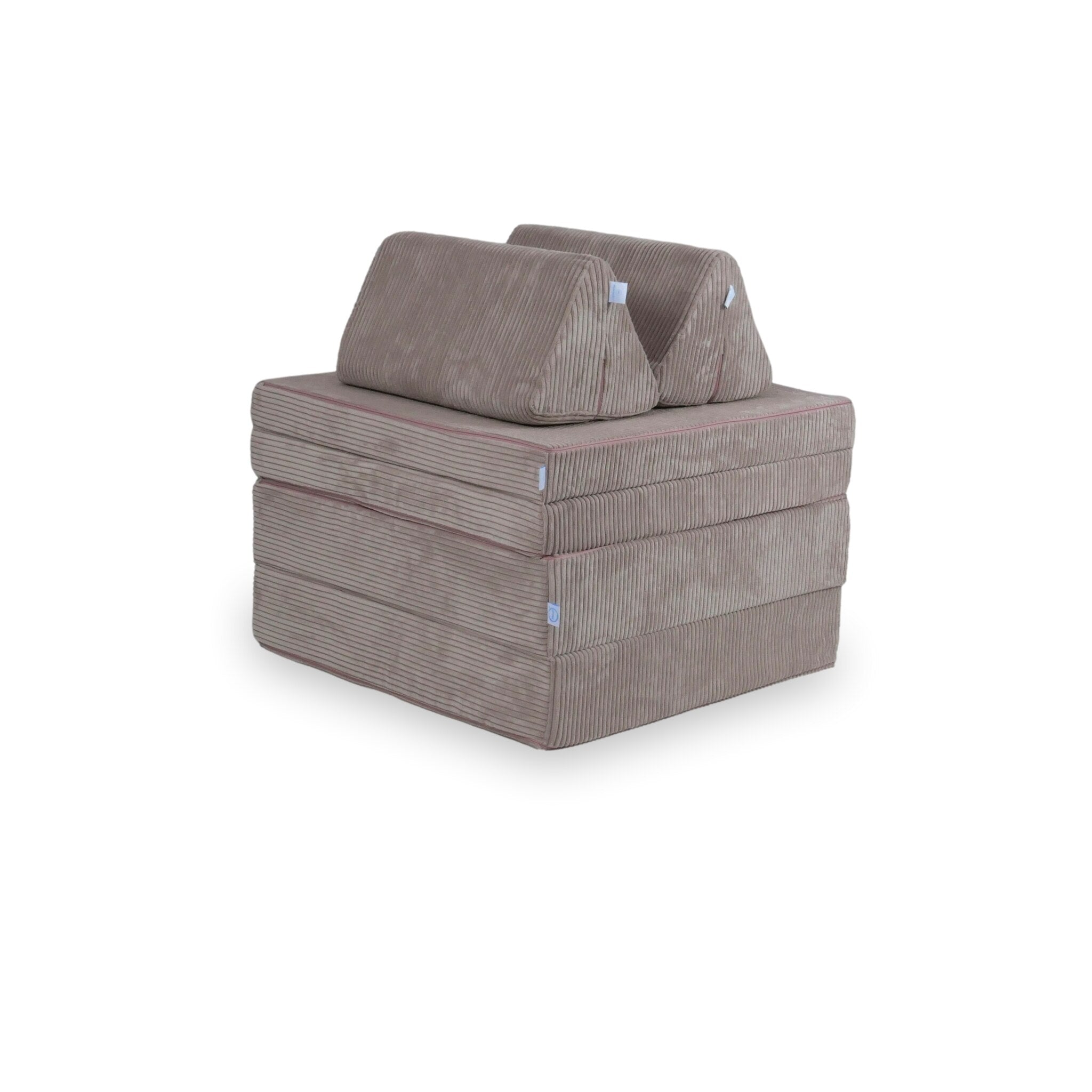 Montessori-Spielsofa aus geripptem Holz
