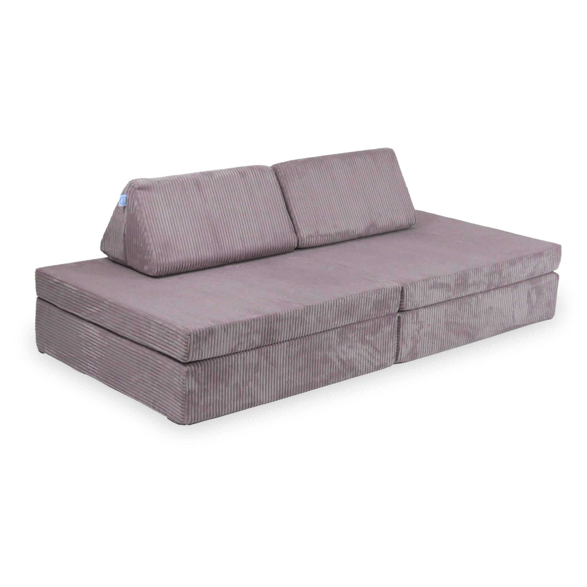 Montessori-Spielsofa aus geripptem Holz