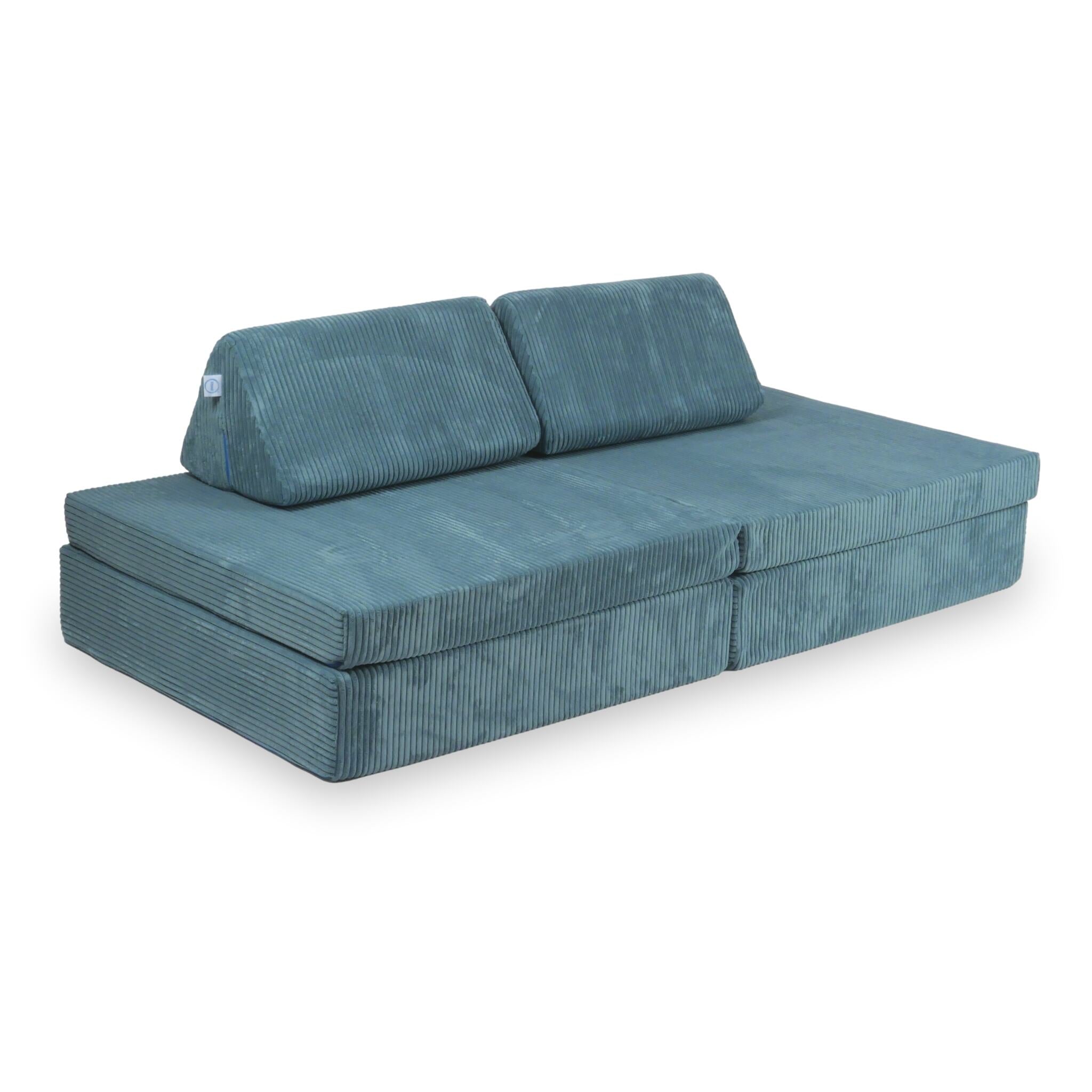 Montessori-Spielsofa aus geripptem Holz