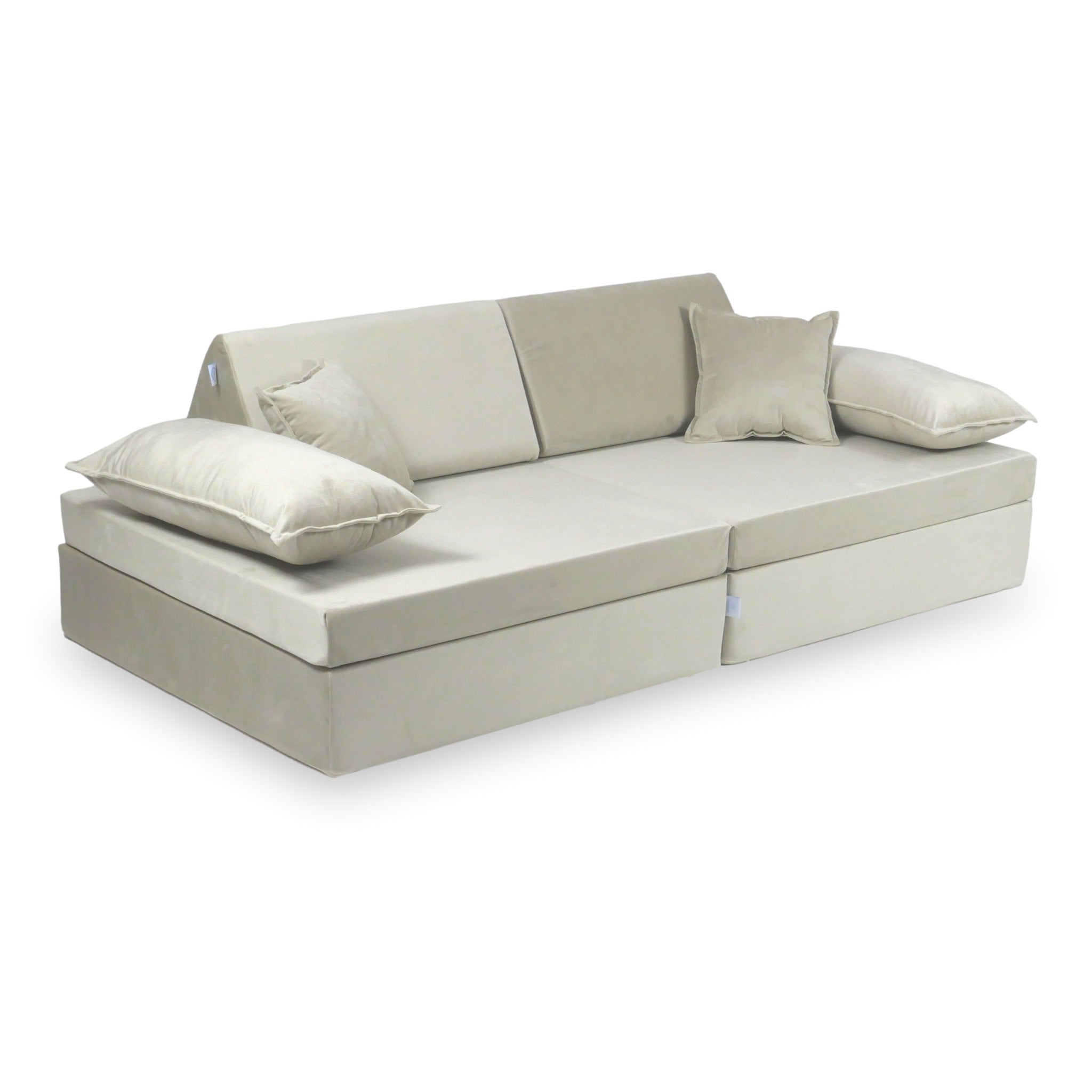 Luxuriöses Montessori-Spielsofa aus Samt