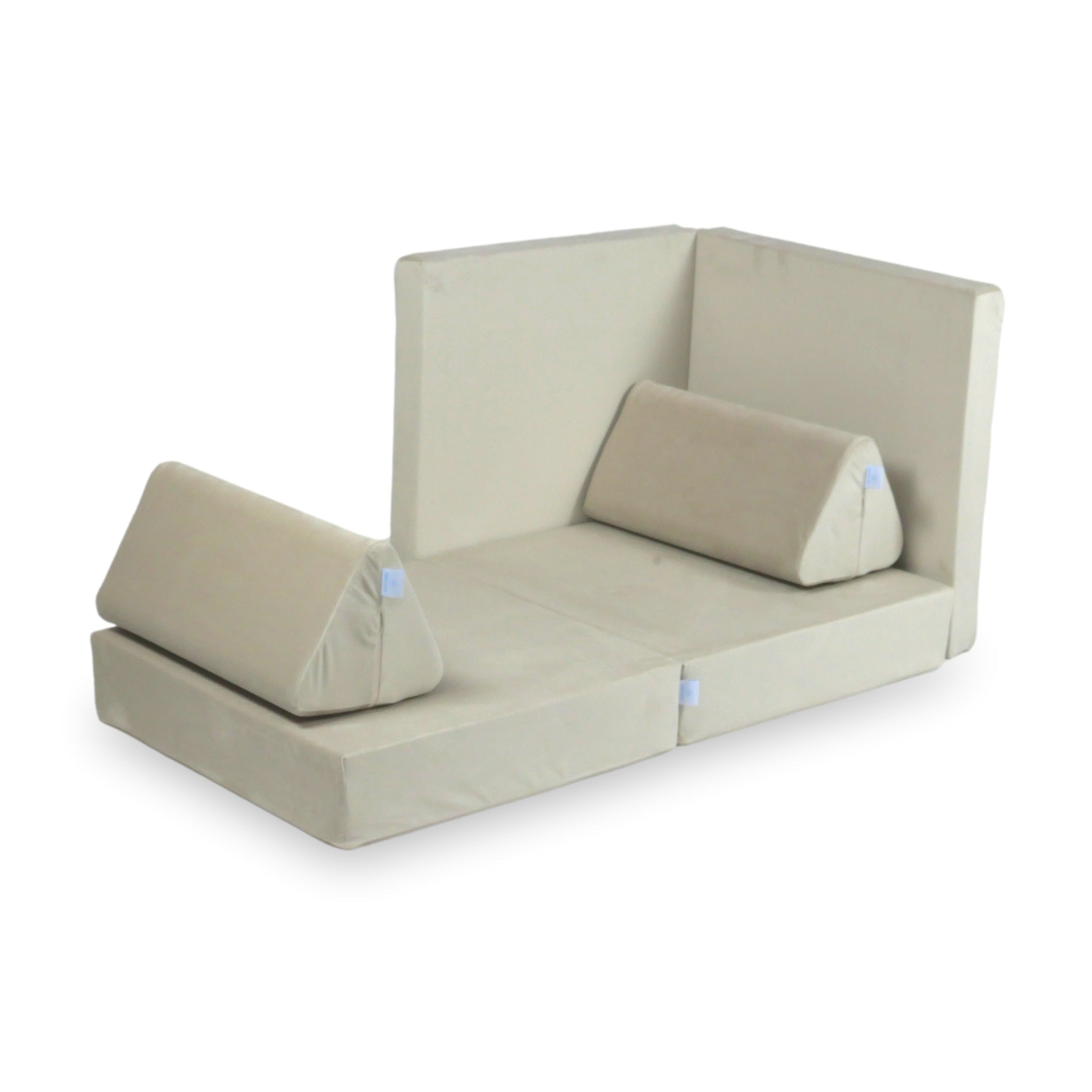 Mini Comfort Montessori Spielsofa aus Samt