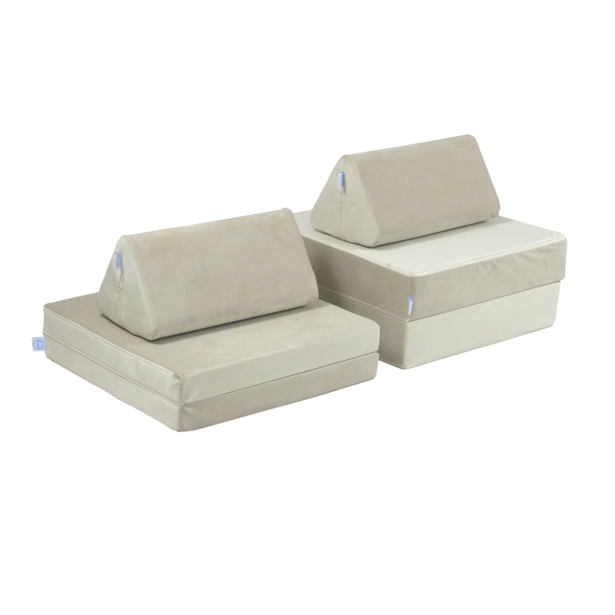Mini Comfort Montessori Spielsofa aus Samt