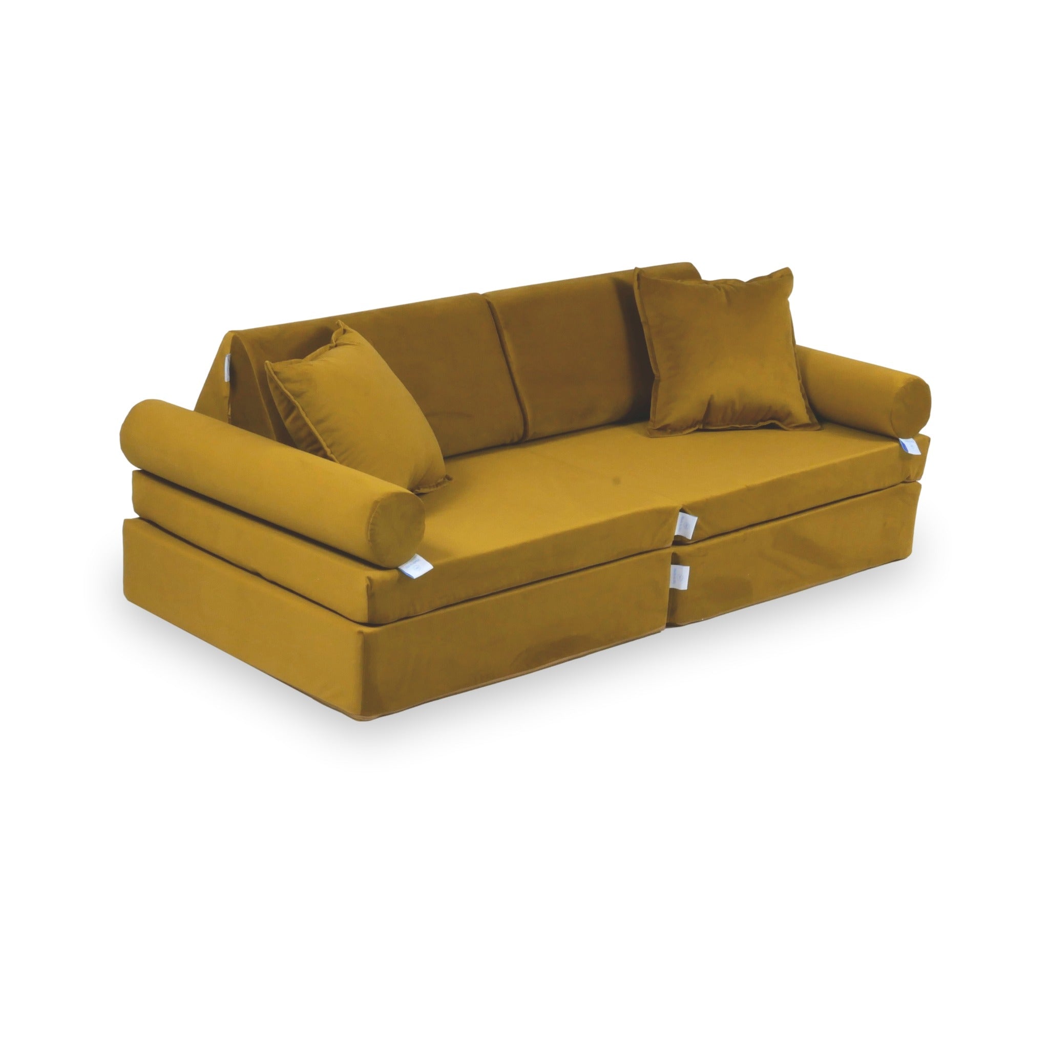 Mini Comfort Montessori Spielsofa aus Samt