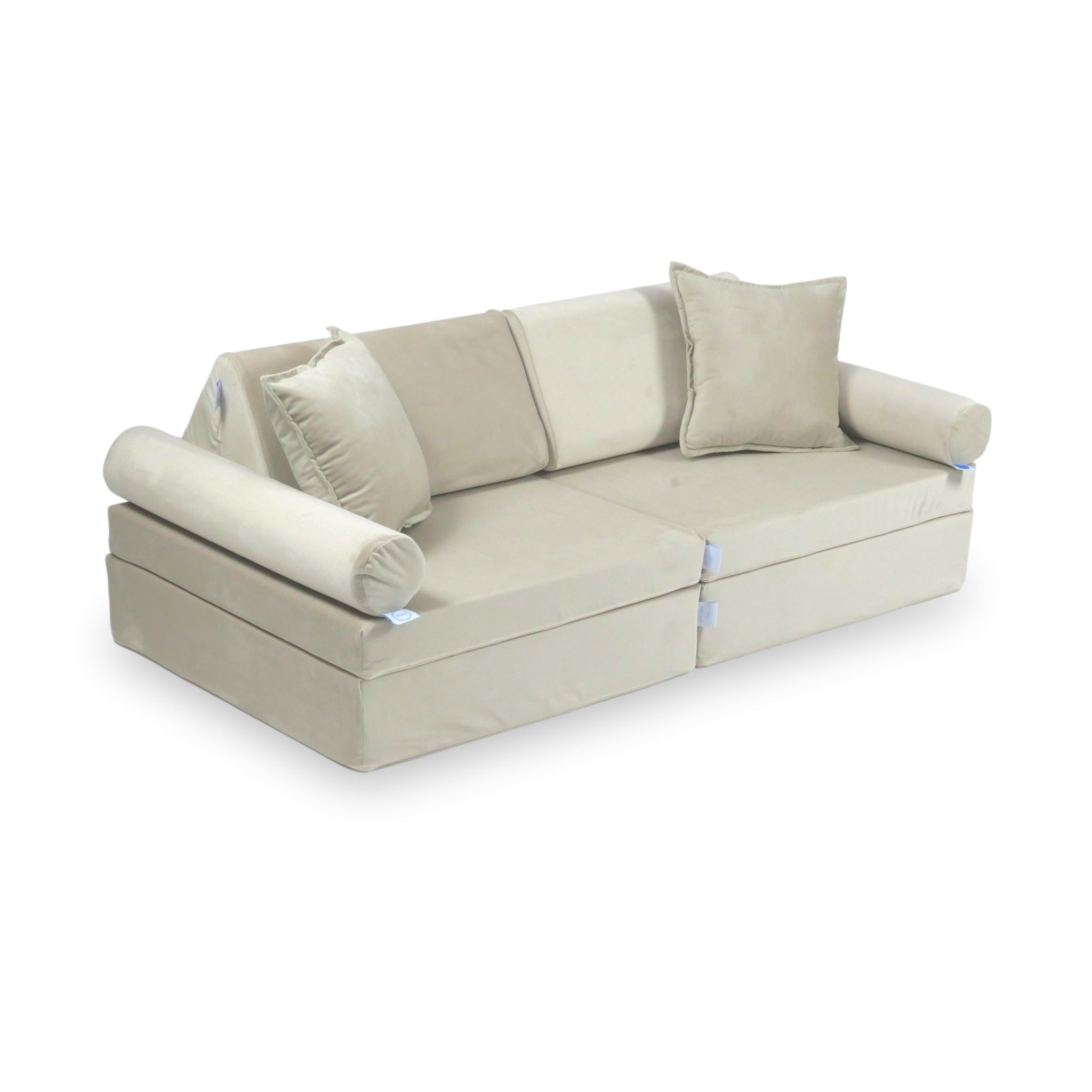 Mini Comfort Montessori Spielsofa aus Samt