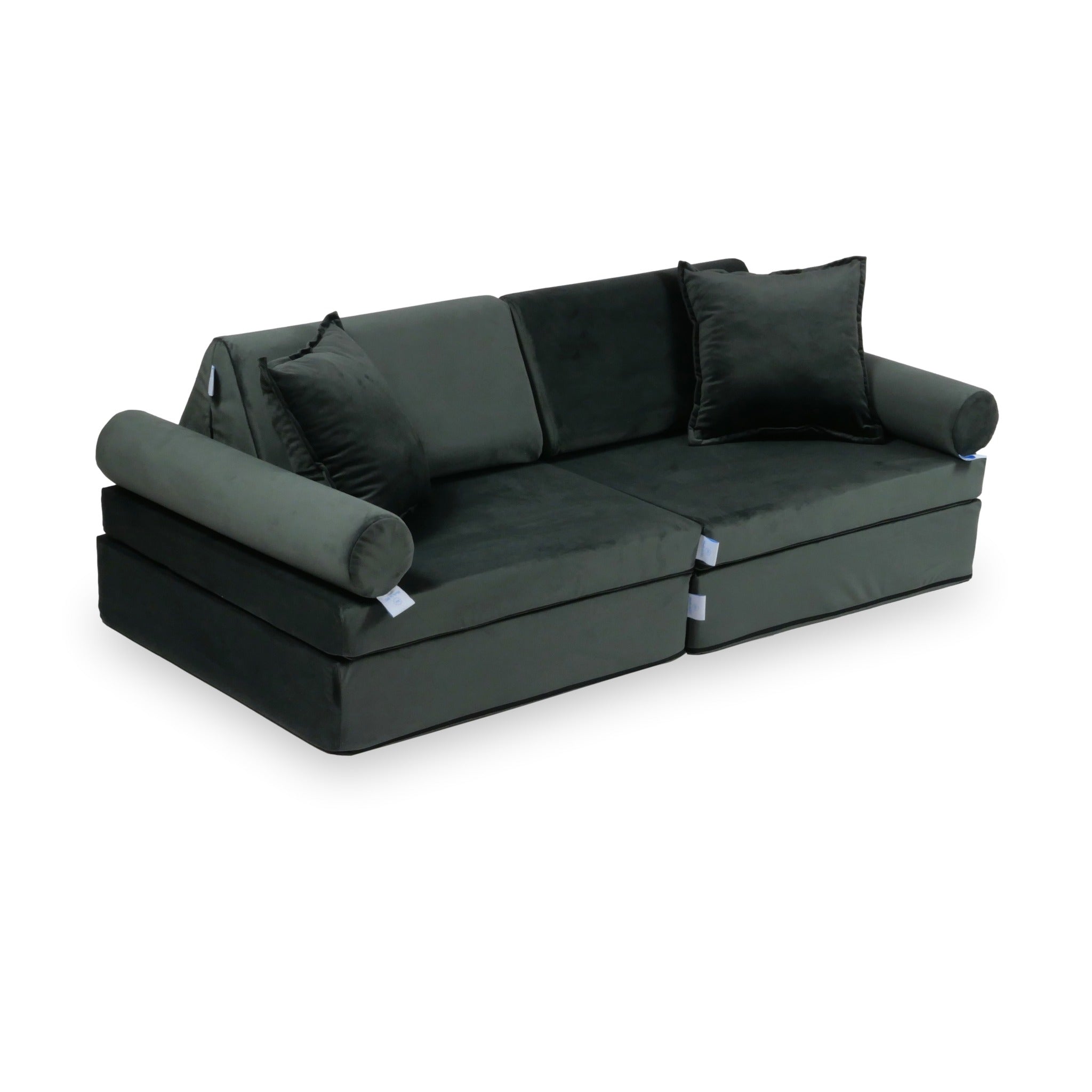 Mini Comfort Montessori Spielsofa aus Samt