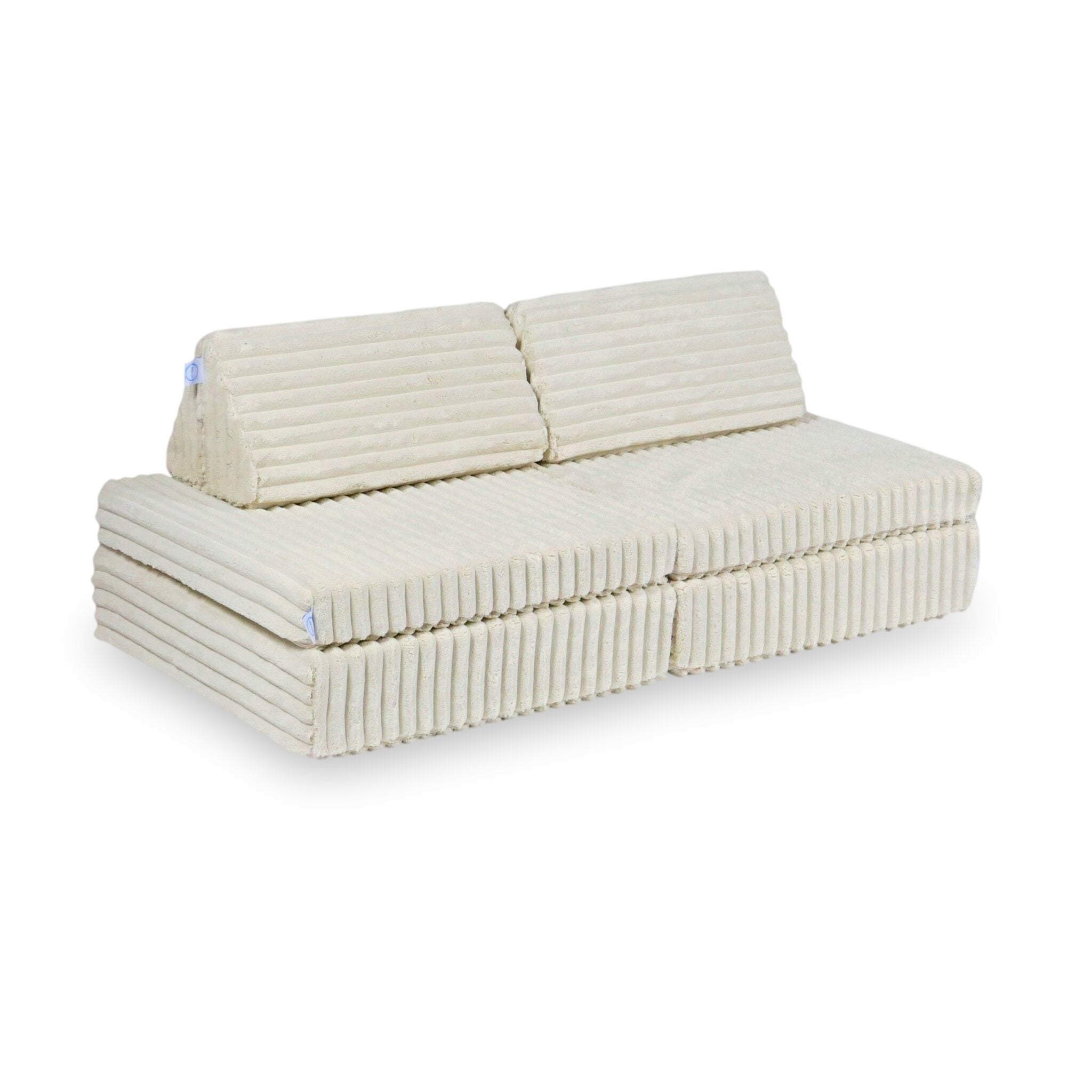 Montessori Mini Comfort Spielsofa aus Waffelstoff