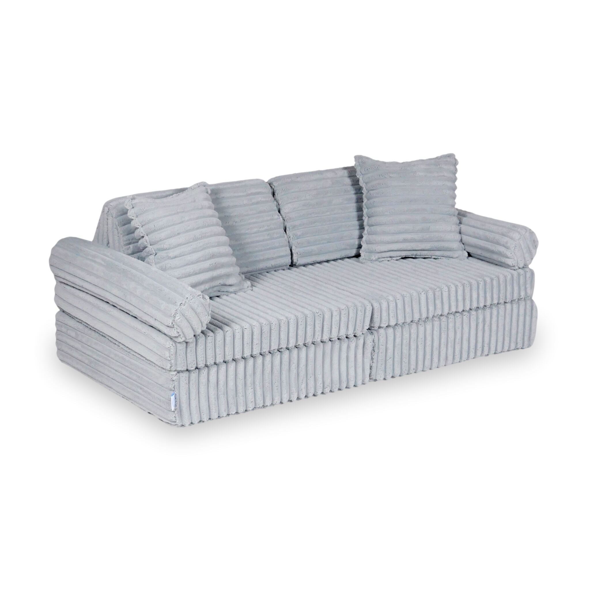 Montessori Mini Comfort Spielsofa aus Waffelstoff
