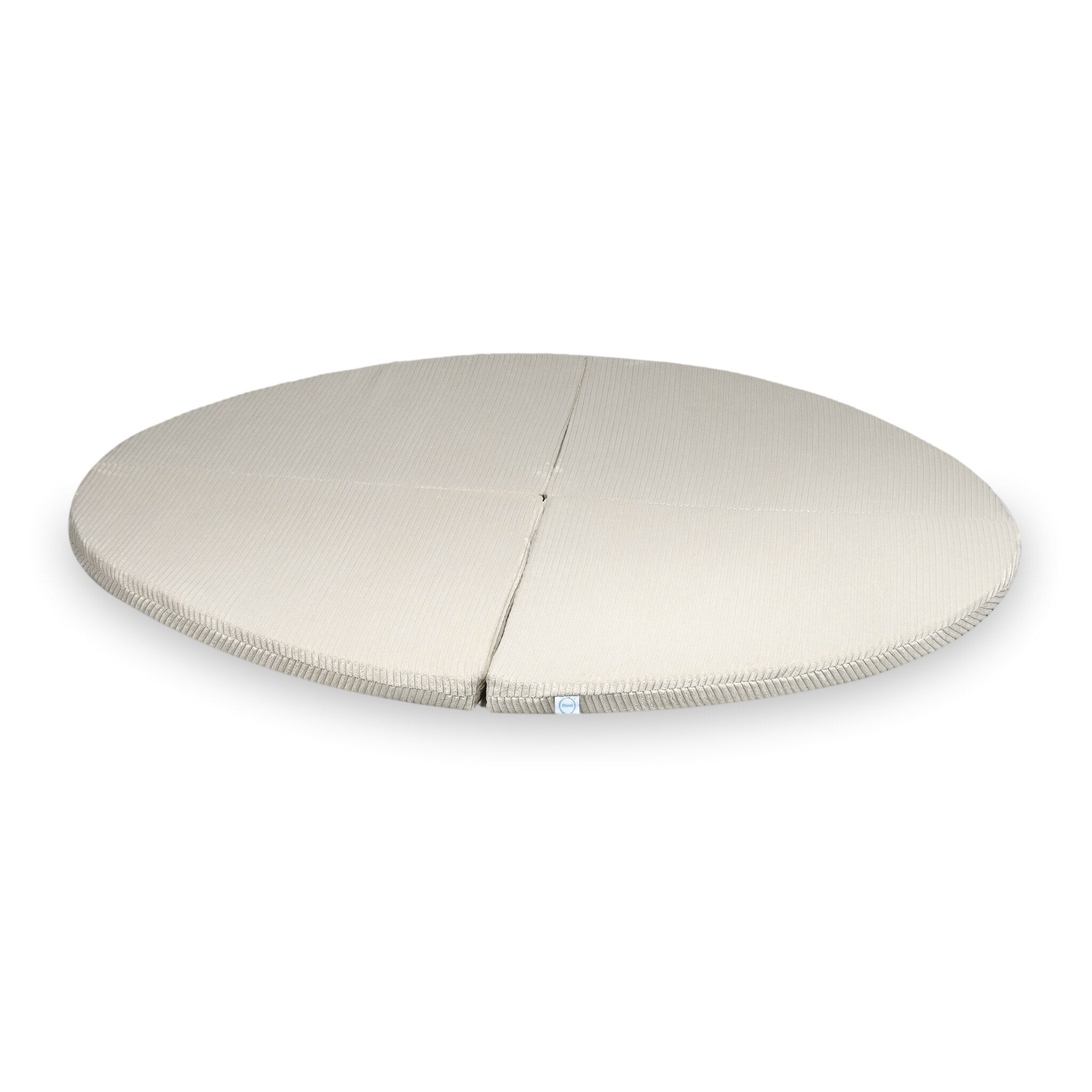 Runde, faltbare Cord-Spielmatte (160 cm Durchmesser) für Babys