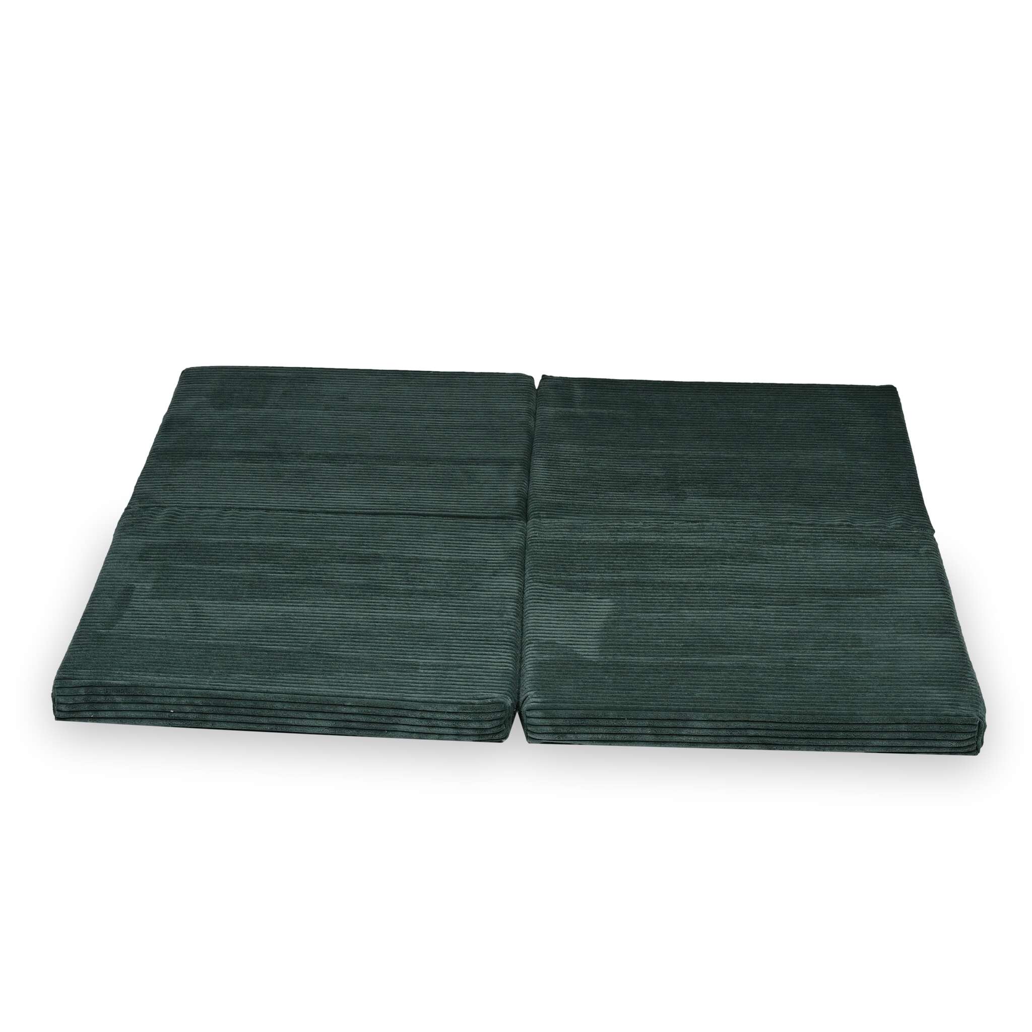 Faltbare quadratische Babyspielmatte 120 x 120 cm aus Cord