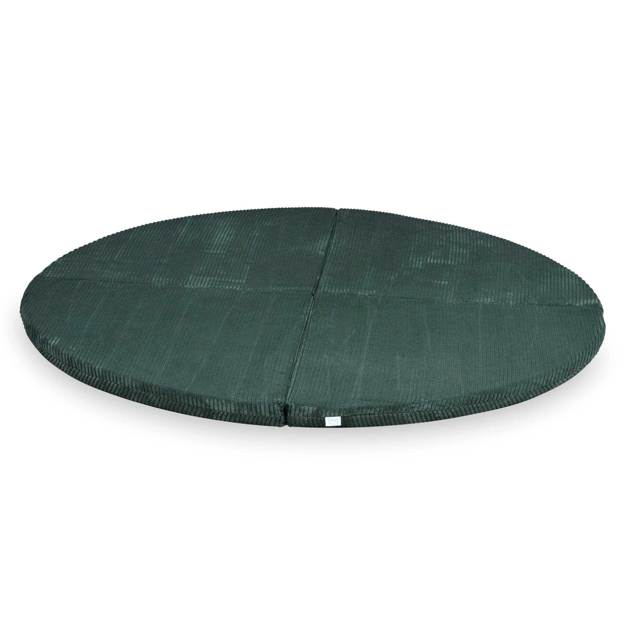 Runde, faltbare Cord-Spielmatte (160 cm Durchmesser) für Babys