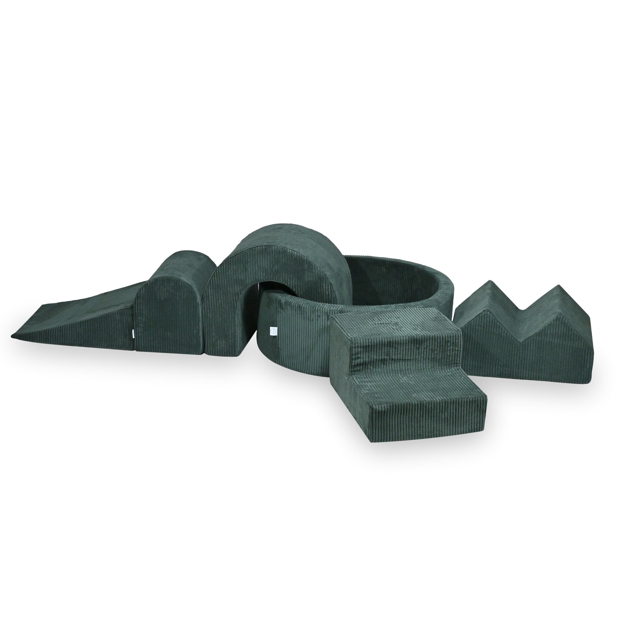 Quadratische, faltbare Babyspielmatte 120 x 120 cm aus weichem Samt