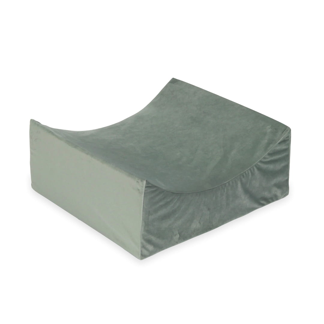 Laufgitter aus Schaumstoff, grauer Samt