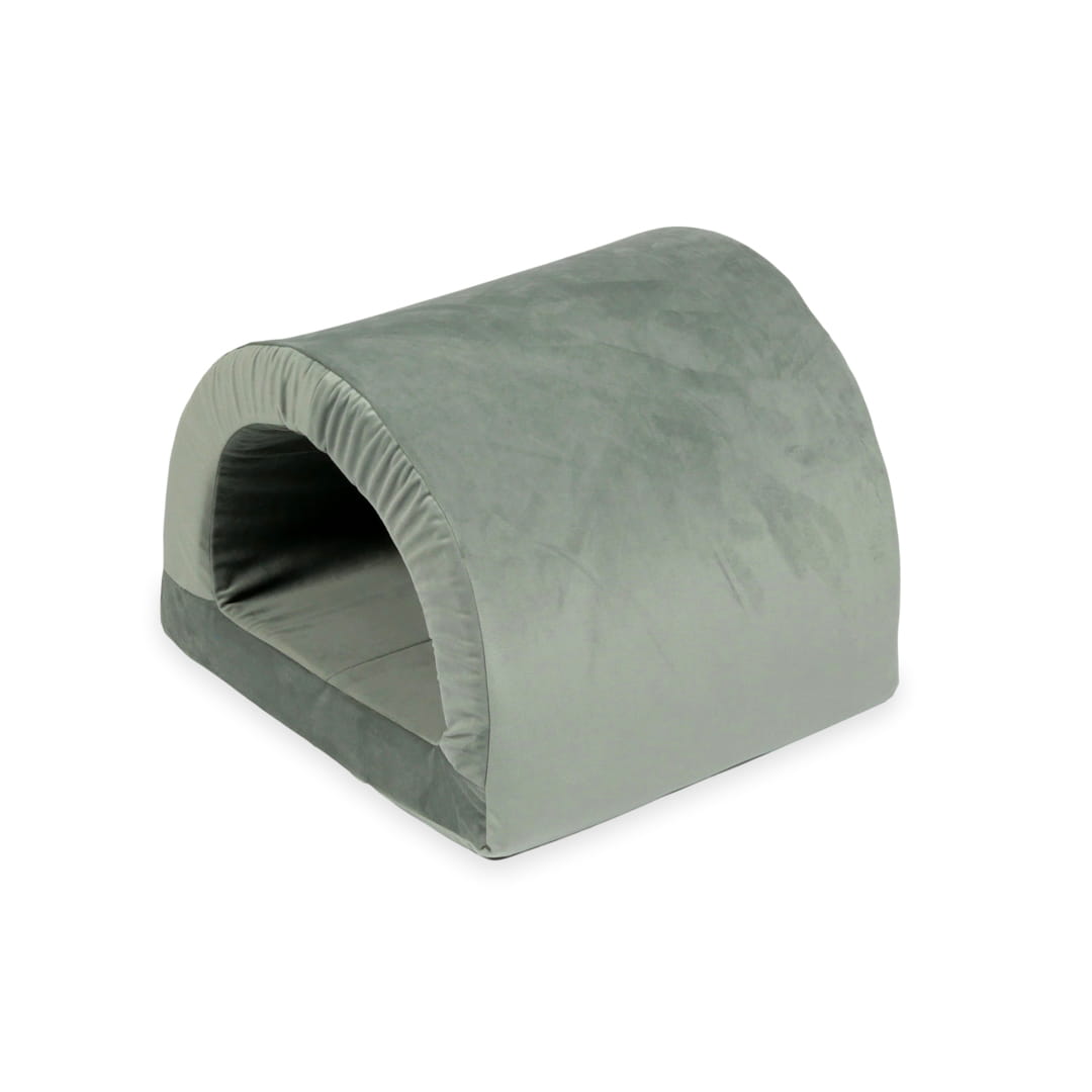 Schaumstoffbrücke für den Spielbereich, grauer Samt