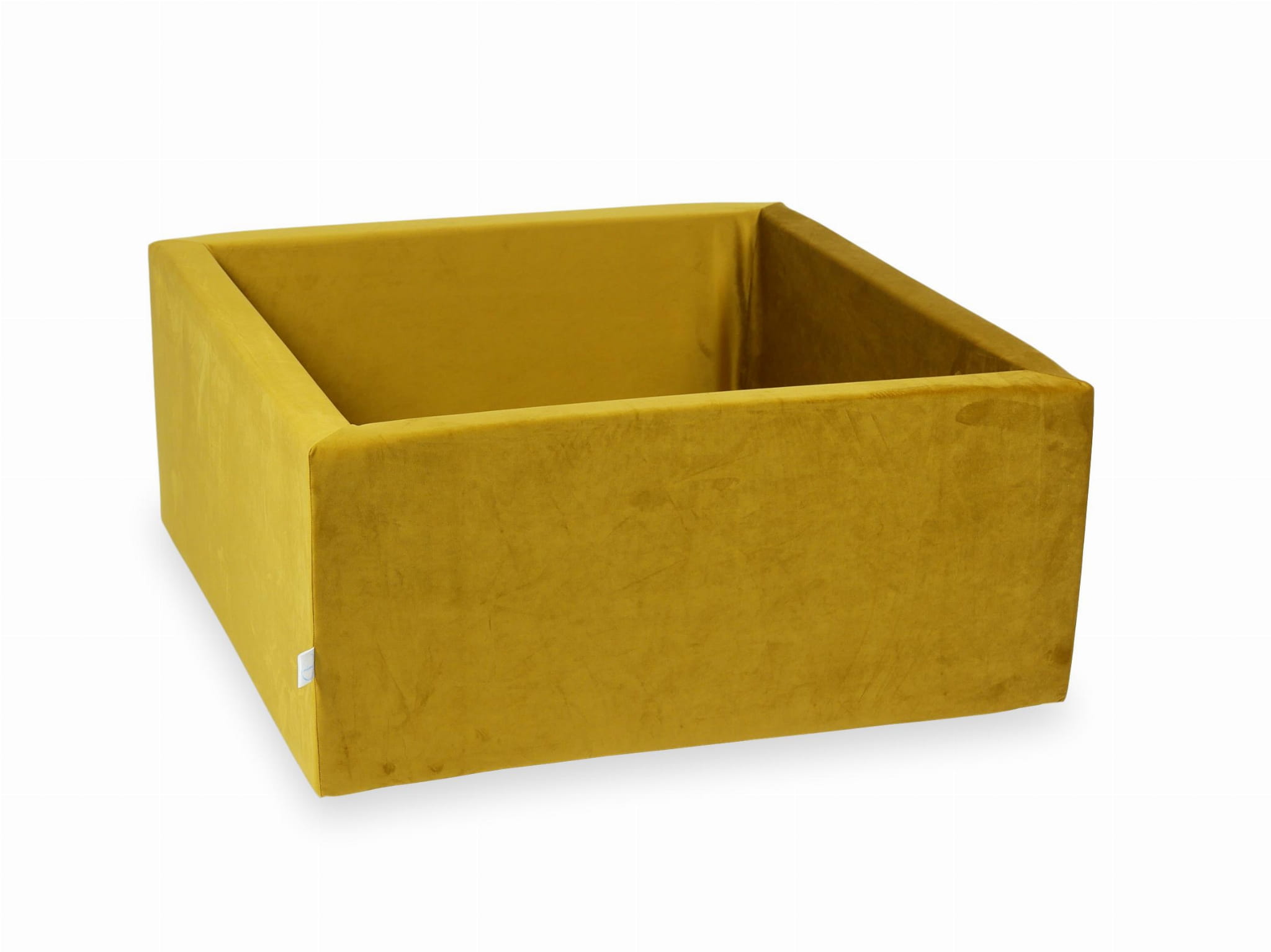 90x90x40 Samt-Gold-Bällebad (Bälle nicht enthalten)