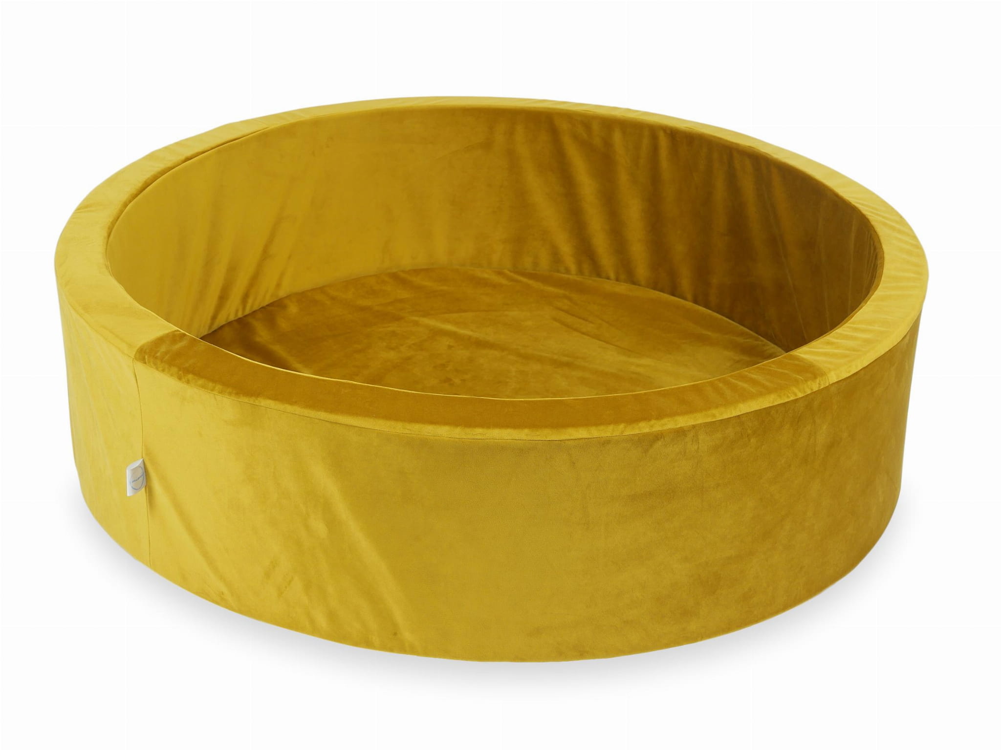 110x30 Samt-Gold-Bällebad (Bälle nicht enthalten)