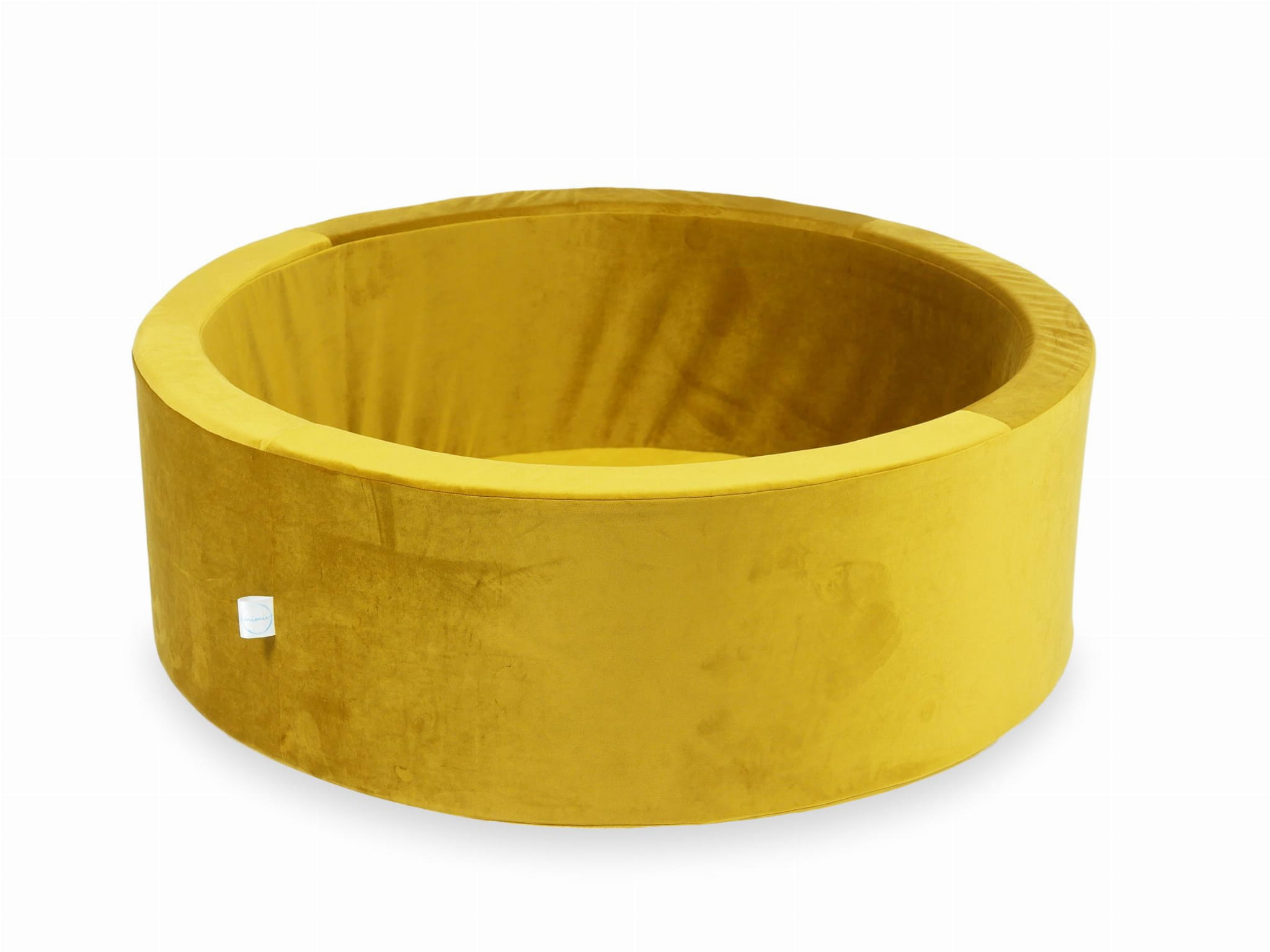 90x30 Samt-Gold-Bällebad (Bälle nicht enthalten)