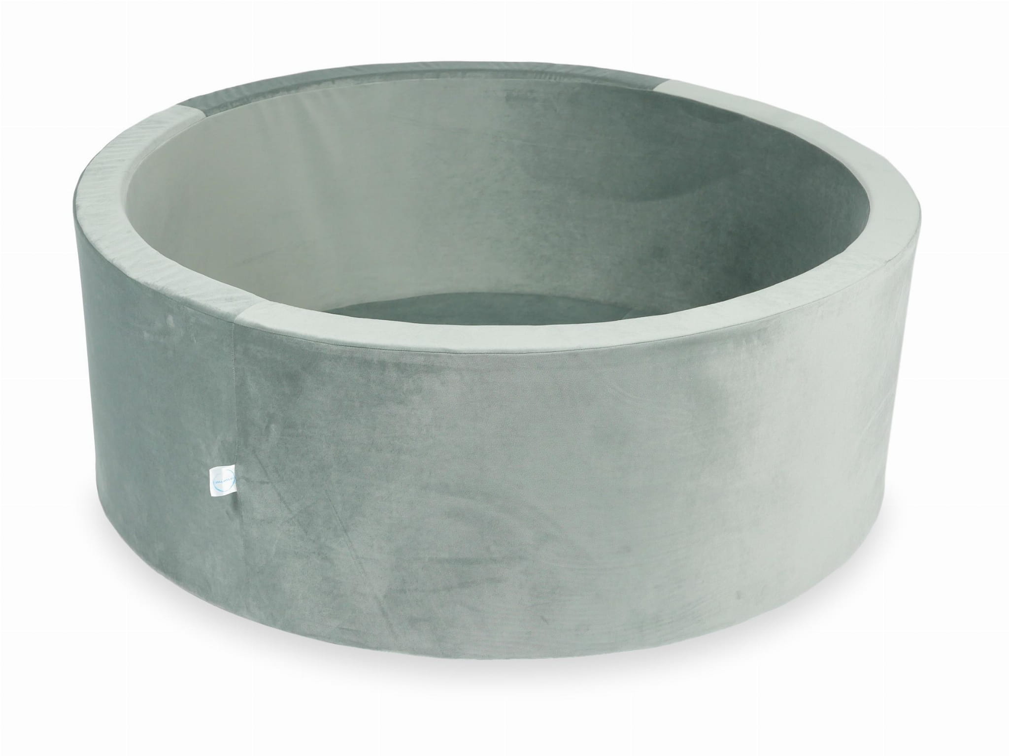 110x40 Samtgraues Bällebad (Bälle nicht enthalten)