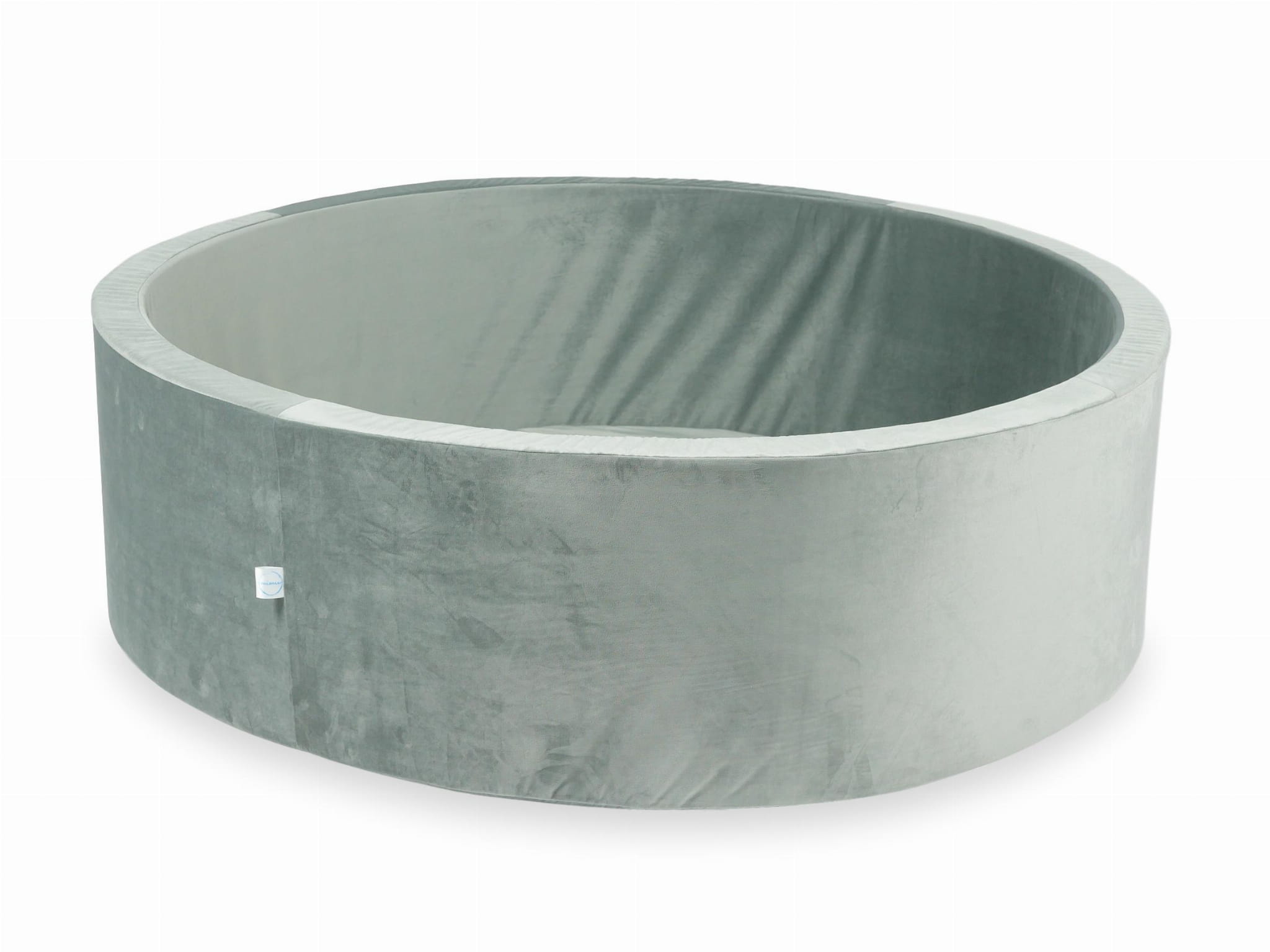 130x40 Samtgraues Bällebad (Bälle nicht enthalten)