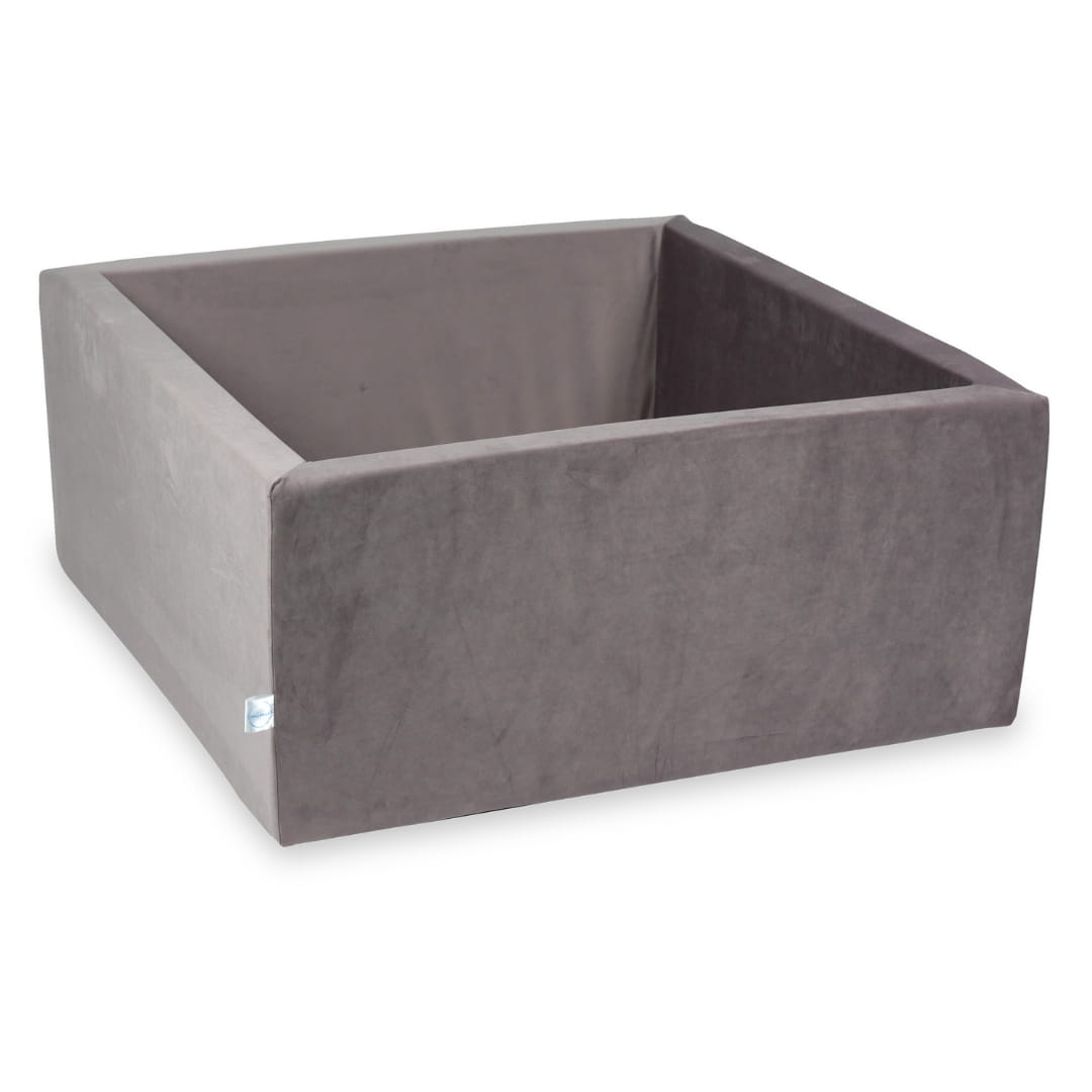 90x90x40 Samt-Bällebad in Flieder (Bälle nicht enthalten)