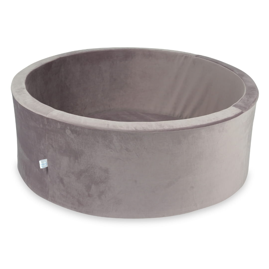 110x40 Samt-Bällebad in Flieder (Bälle nicht enthalten)