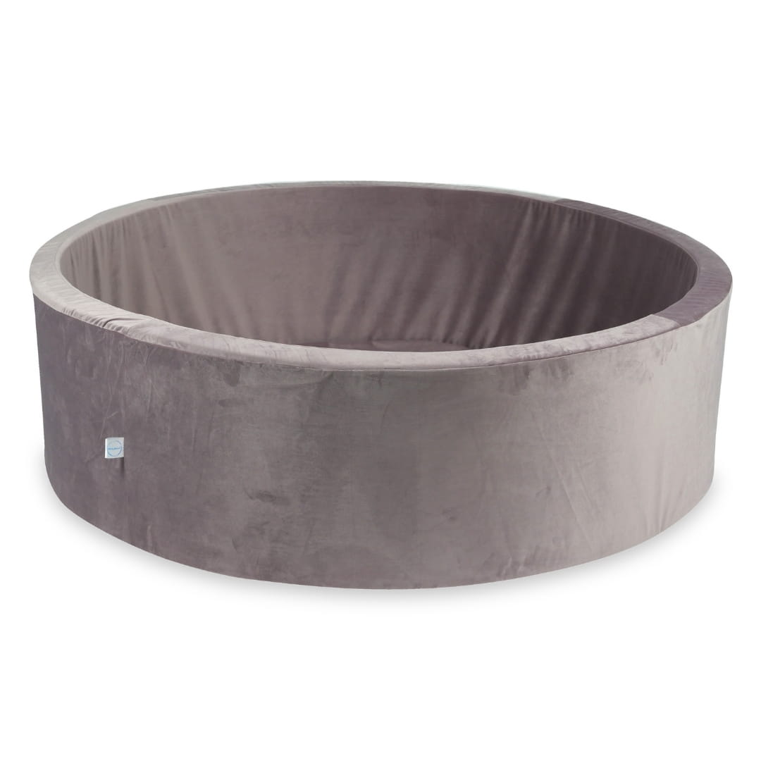 130x40 Samt-Bällebad in Flieder (Bälle nicht enthalten)