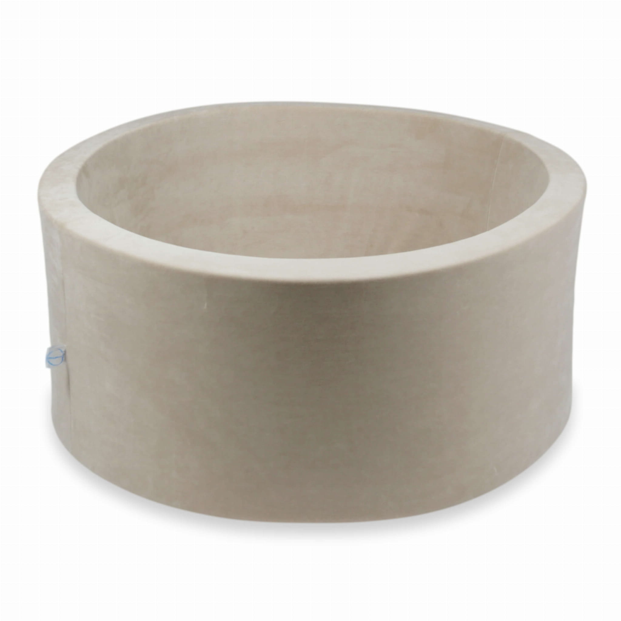 90x40 Samtweiches beiges Bällebad (Bälle nicht enthalten)